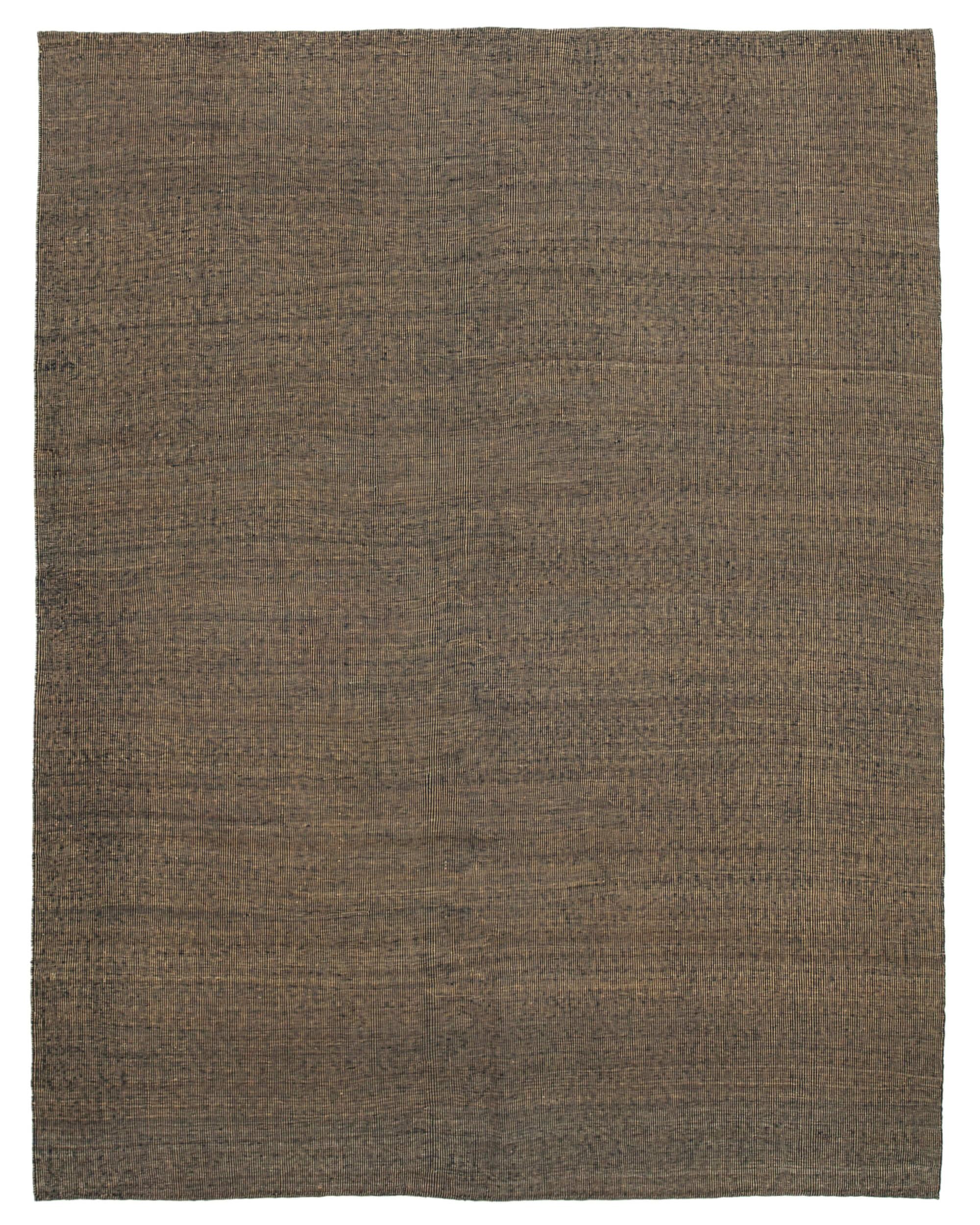 7 x 9 Brown Contemporary Kilim Rug - 1733