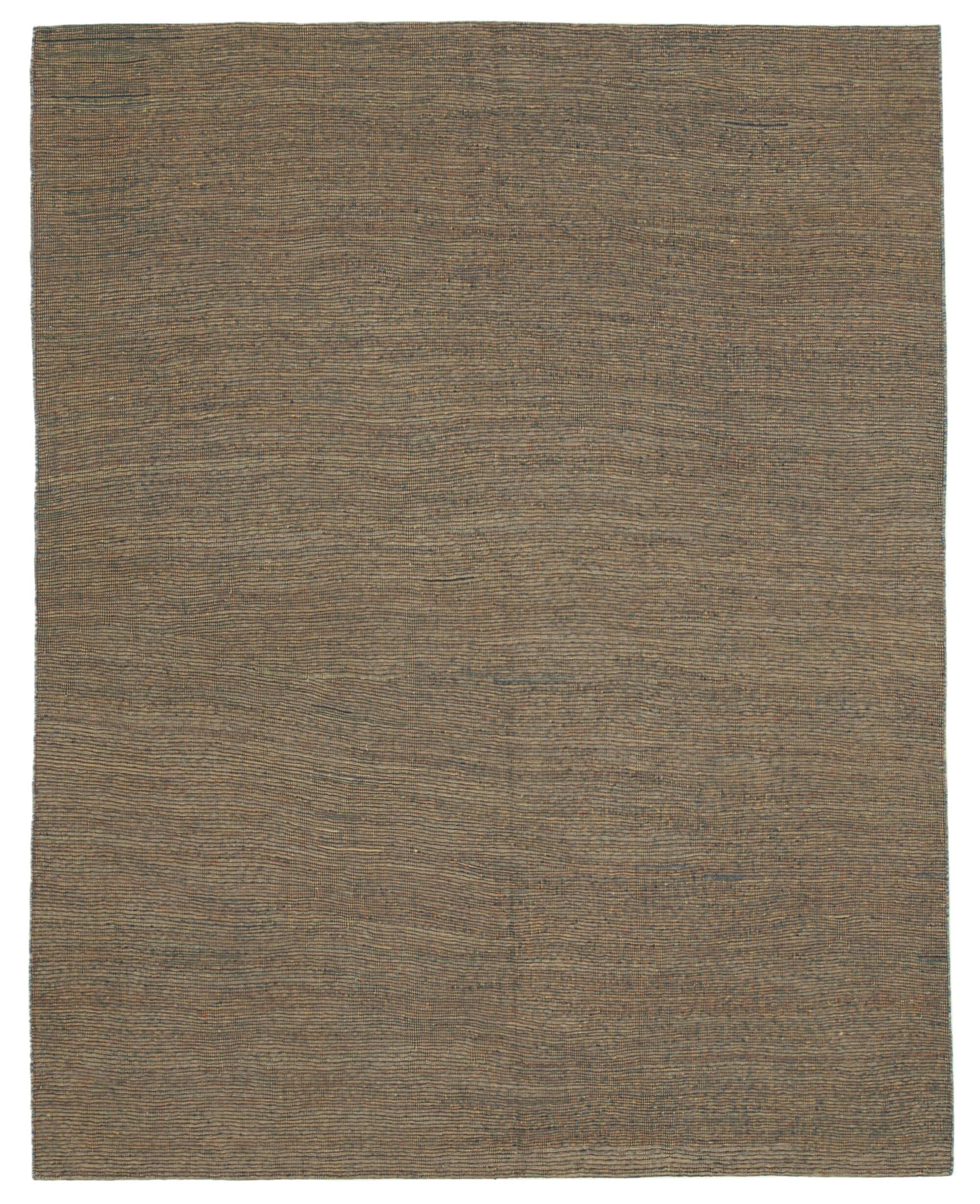 8 x 10 Brown Contemporary Kilim Rug - 1743