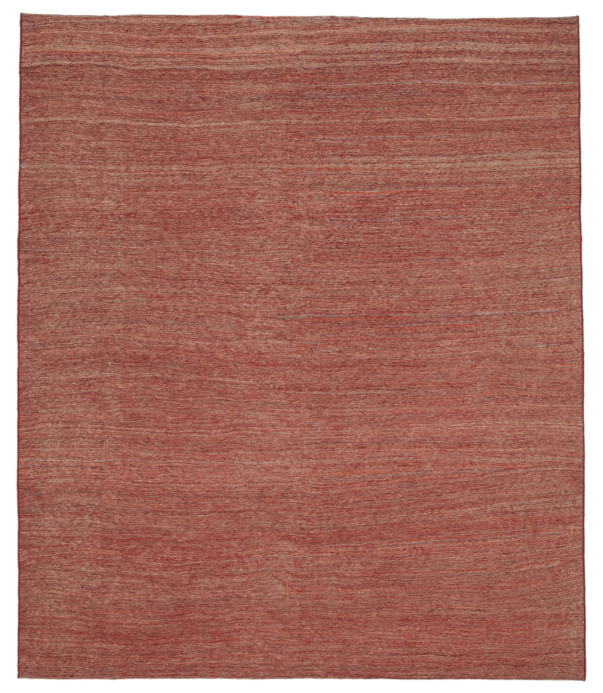 8 x 10 Red Contemporary Kilim Rug - 1758