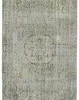 5 x 9 Grey Overdyed Rug - 2077