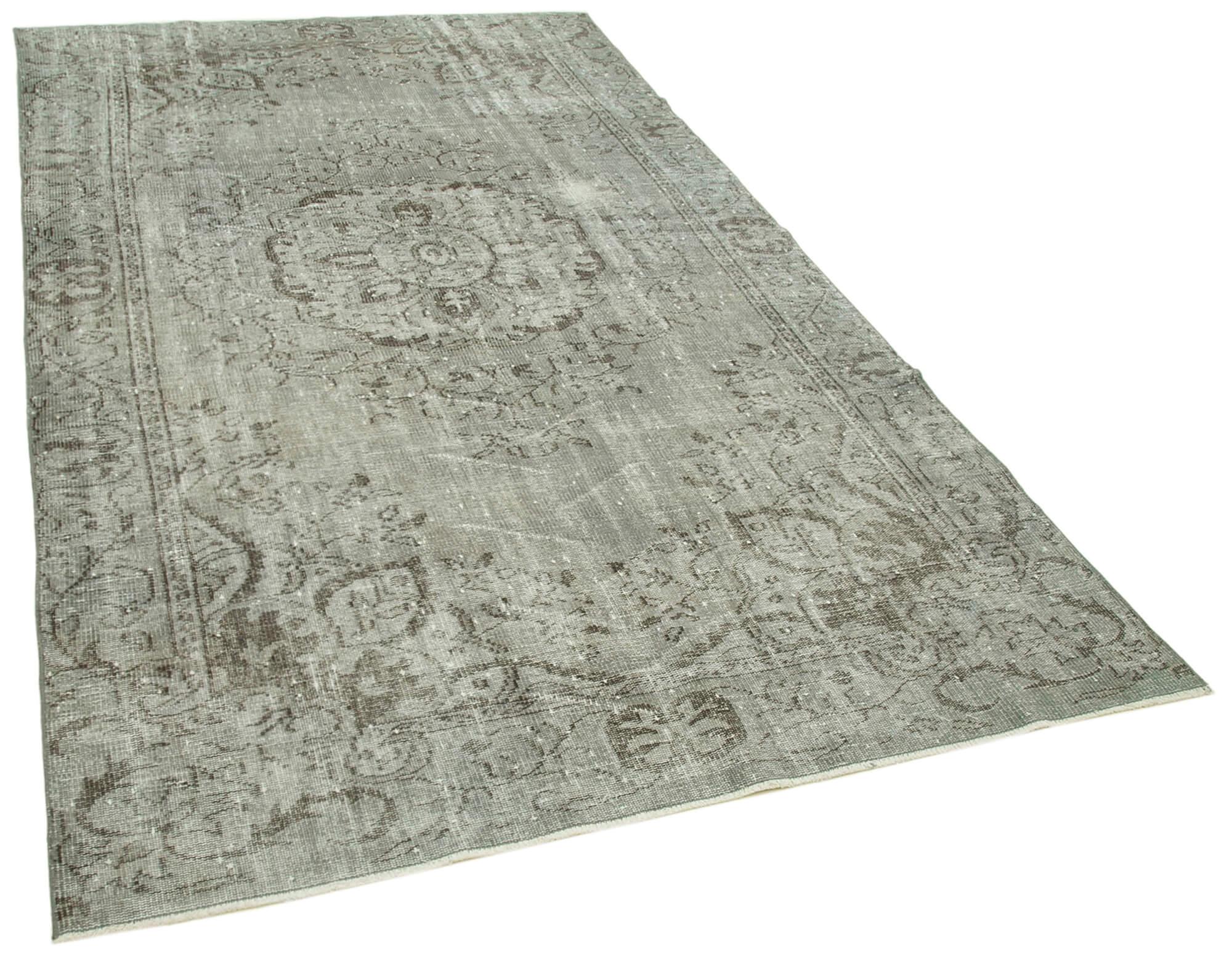 5 x 9 Grey Overdyed Rug - 2077