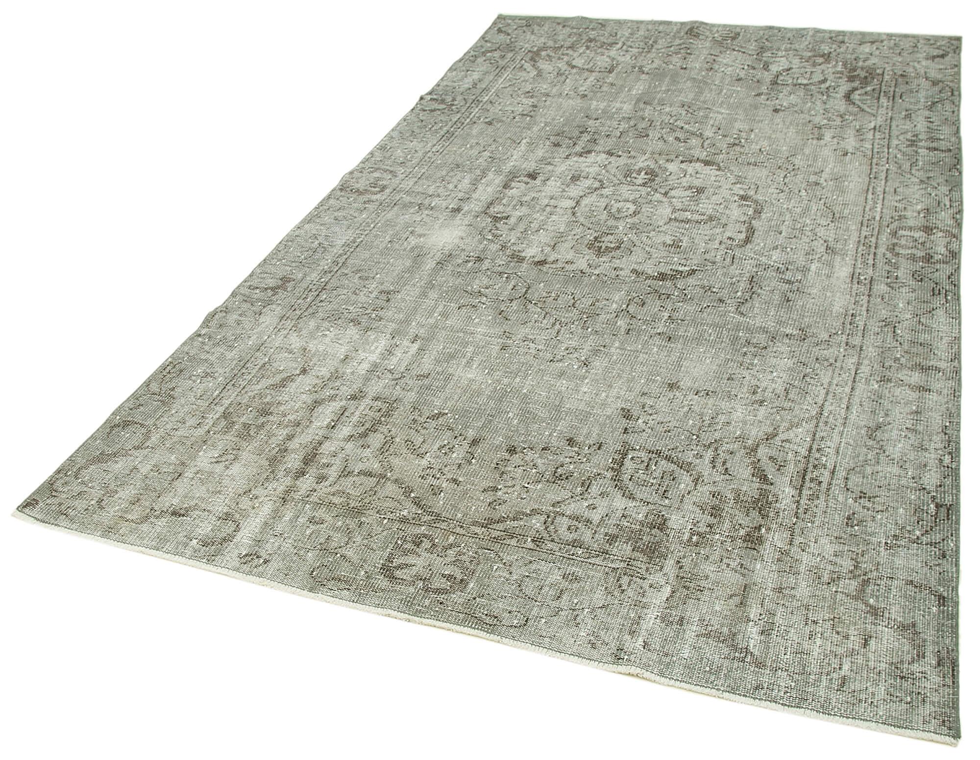 5 x 9 Grey Overdyed Rug - 2077