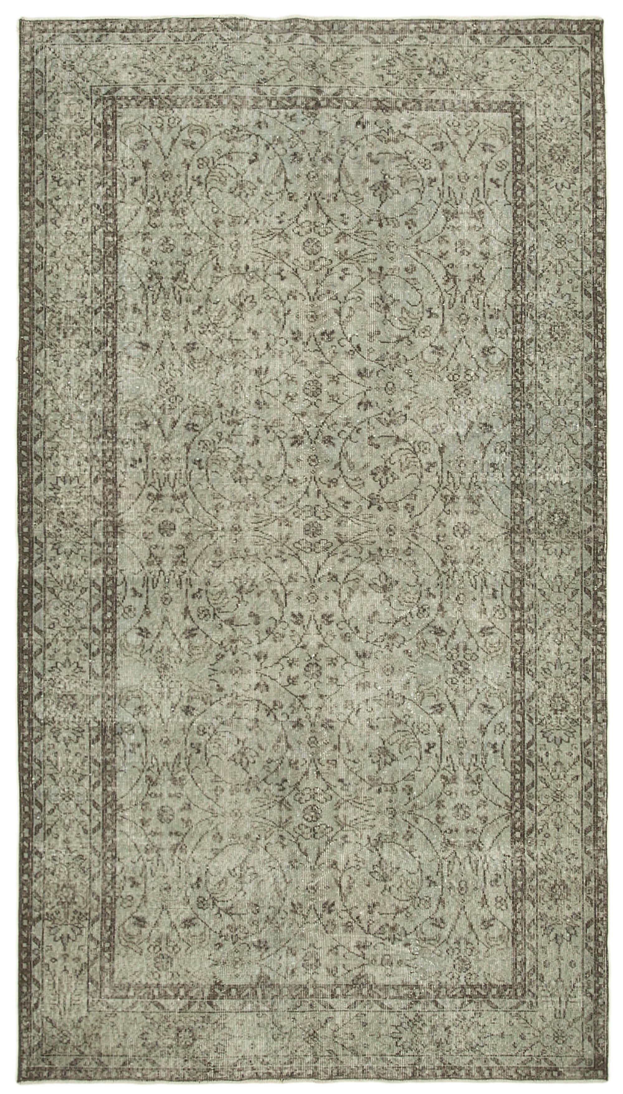 5 x 9 Grey Overdyed Rug - 2078