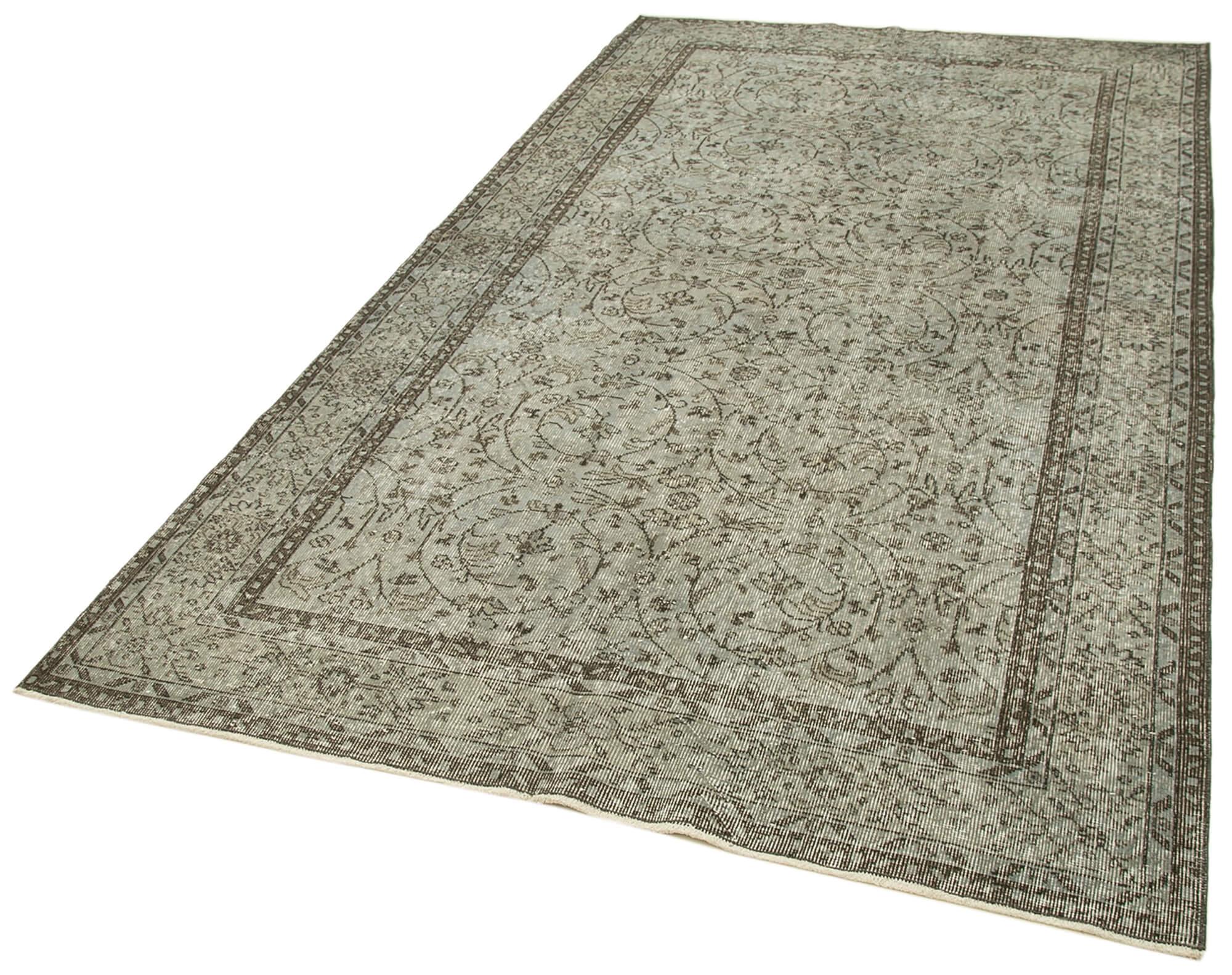 5 x 9 Grey Overdyed Rug - 2078