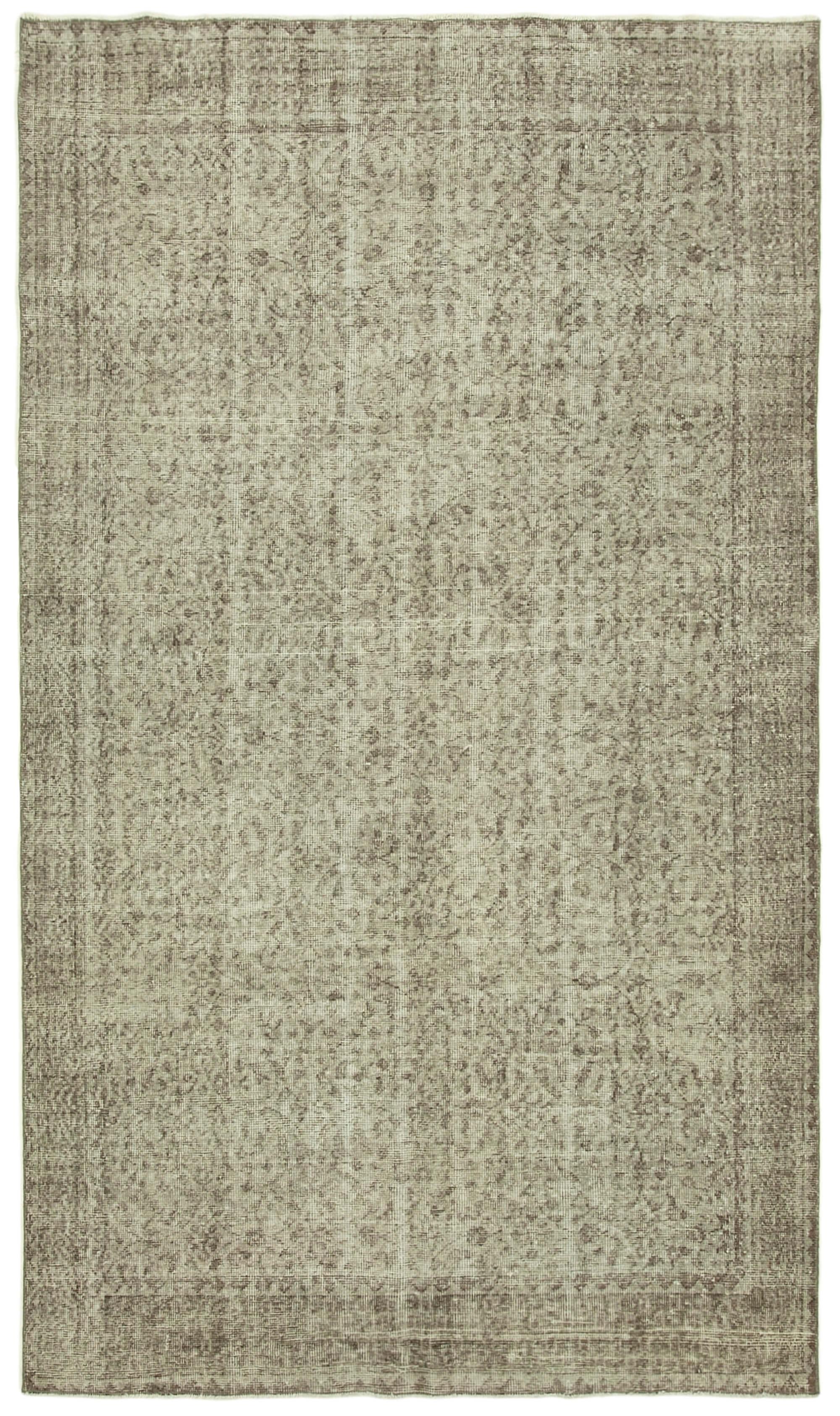 5 x 9 Brown Overdyed Rug - 2079