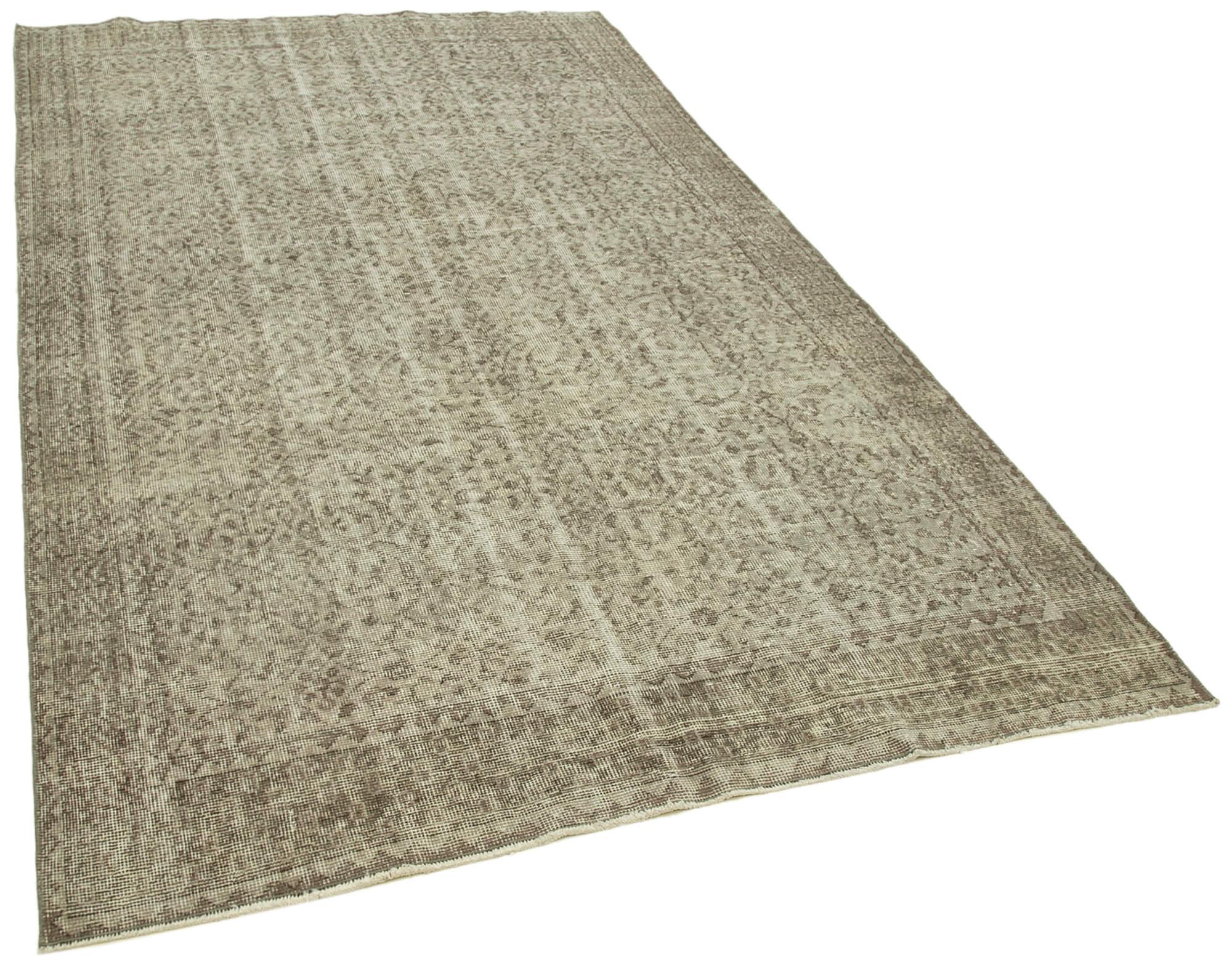 5 x 9 Brown Overdyed Rug - 2079