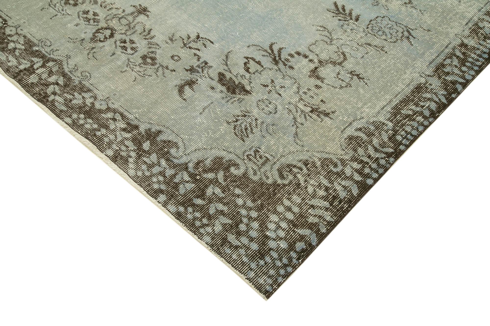 6 x 9 Blue Overdyed Rug - 2082