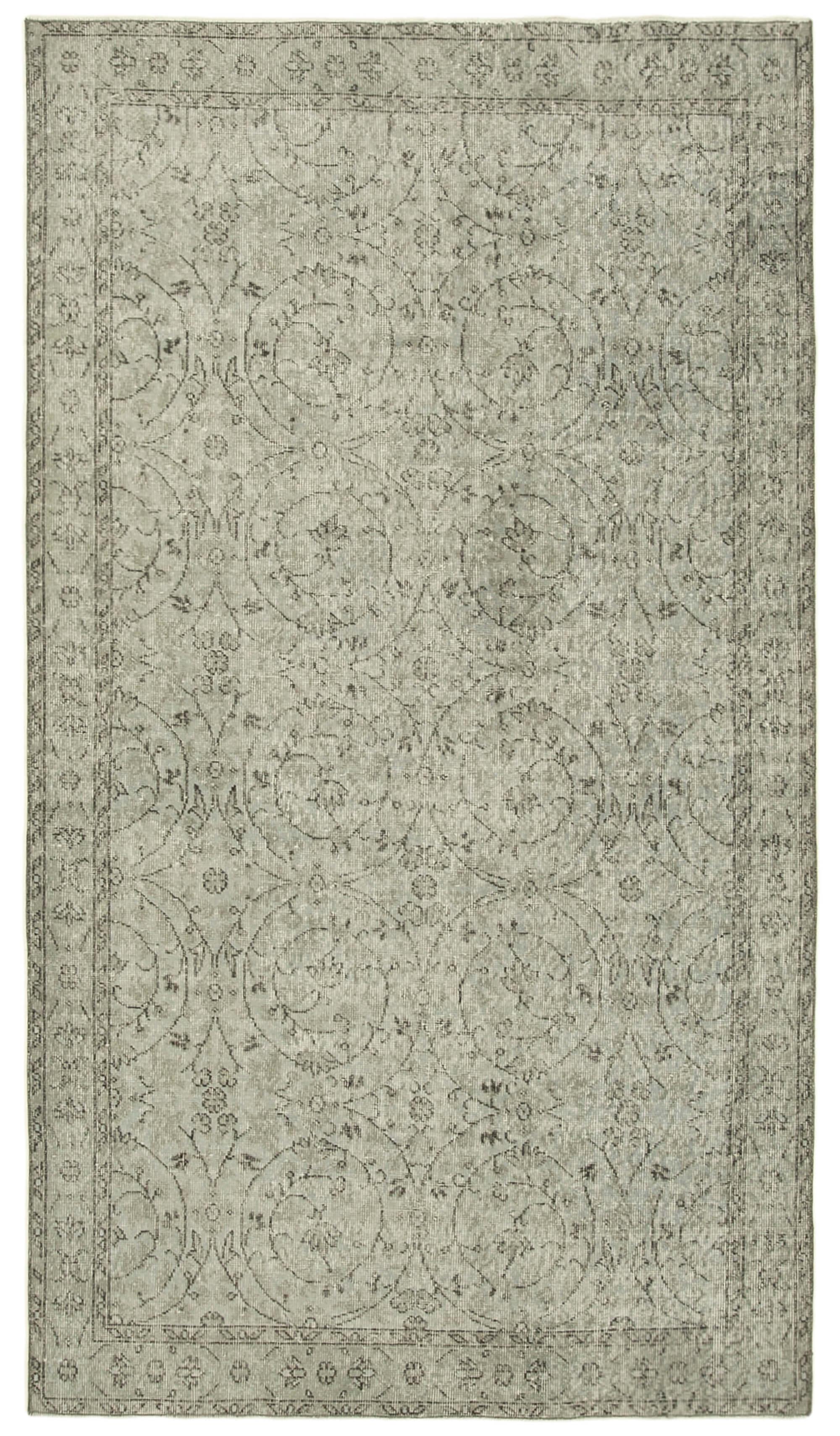 5 x 9 Grey Overdyed Rug - 2081