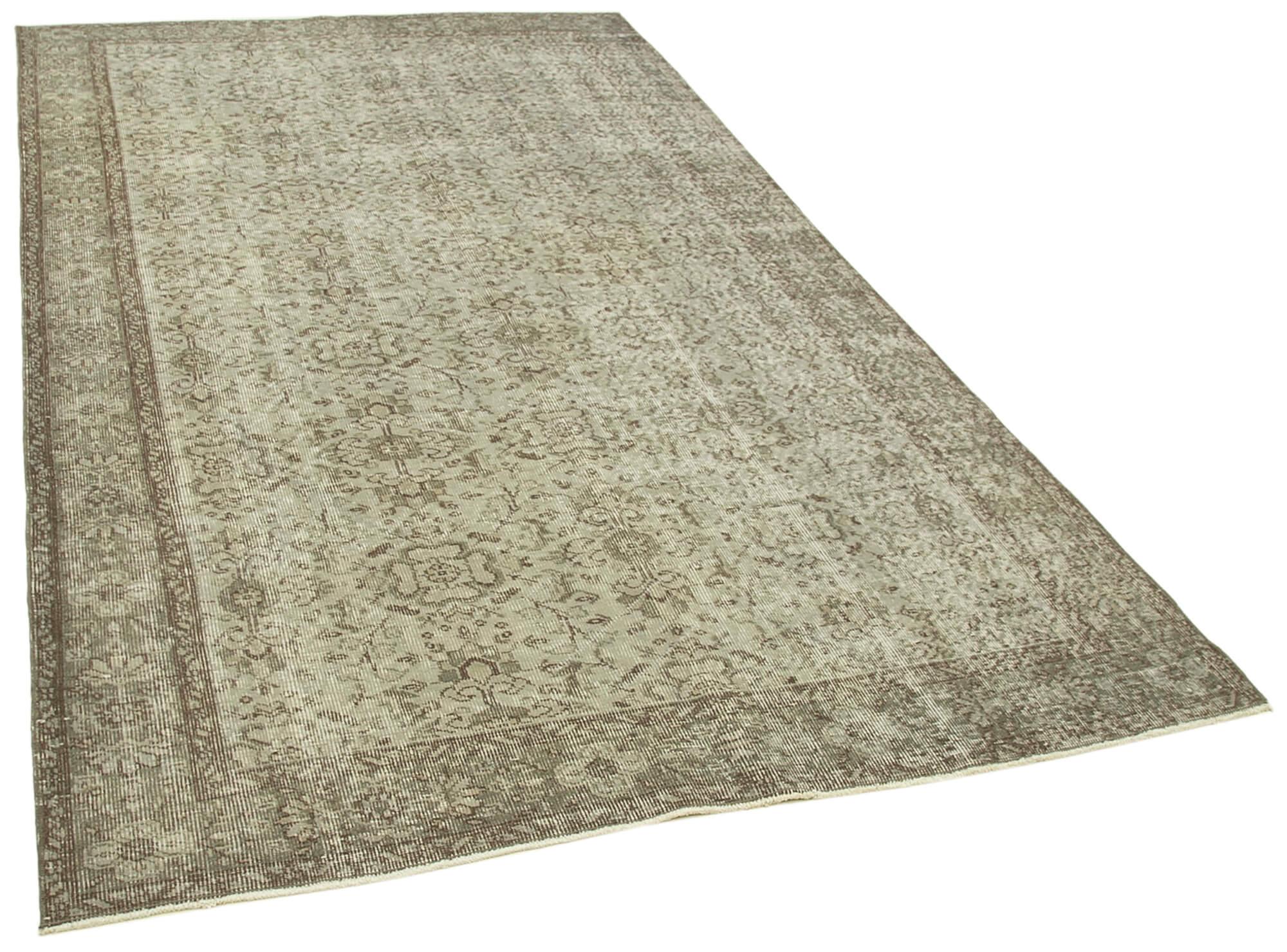 5 x 9 Grey Overdyed Rug - 2084