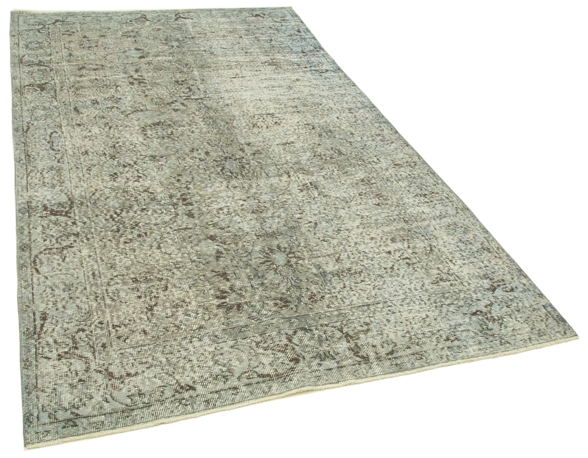 5 x 8 Grey Overdyed Rug - 2085