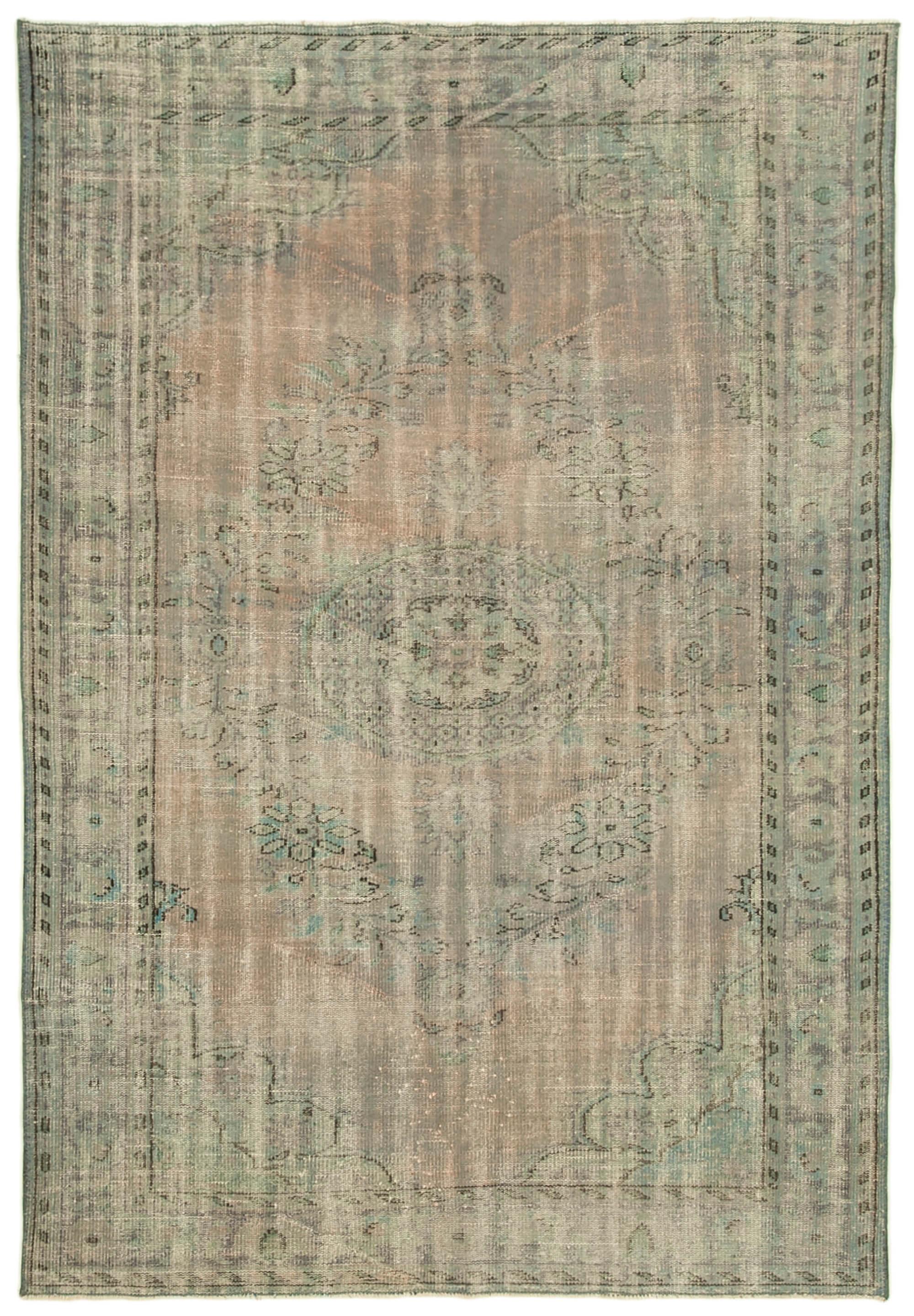 6 x 8 Blue Overdyed Rug - 2086