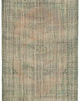 6 x 8 Blue Overdyed Rug - 2086