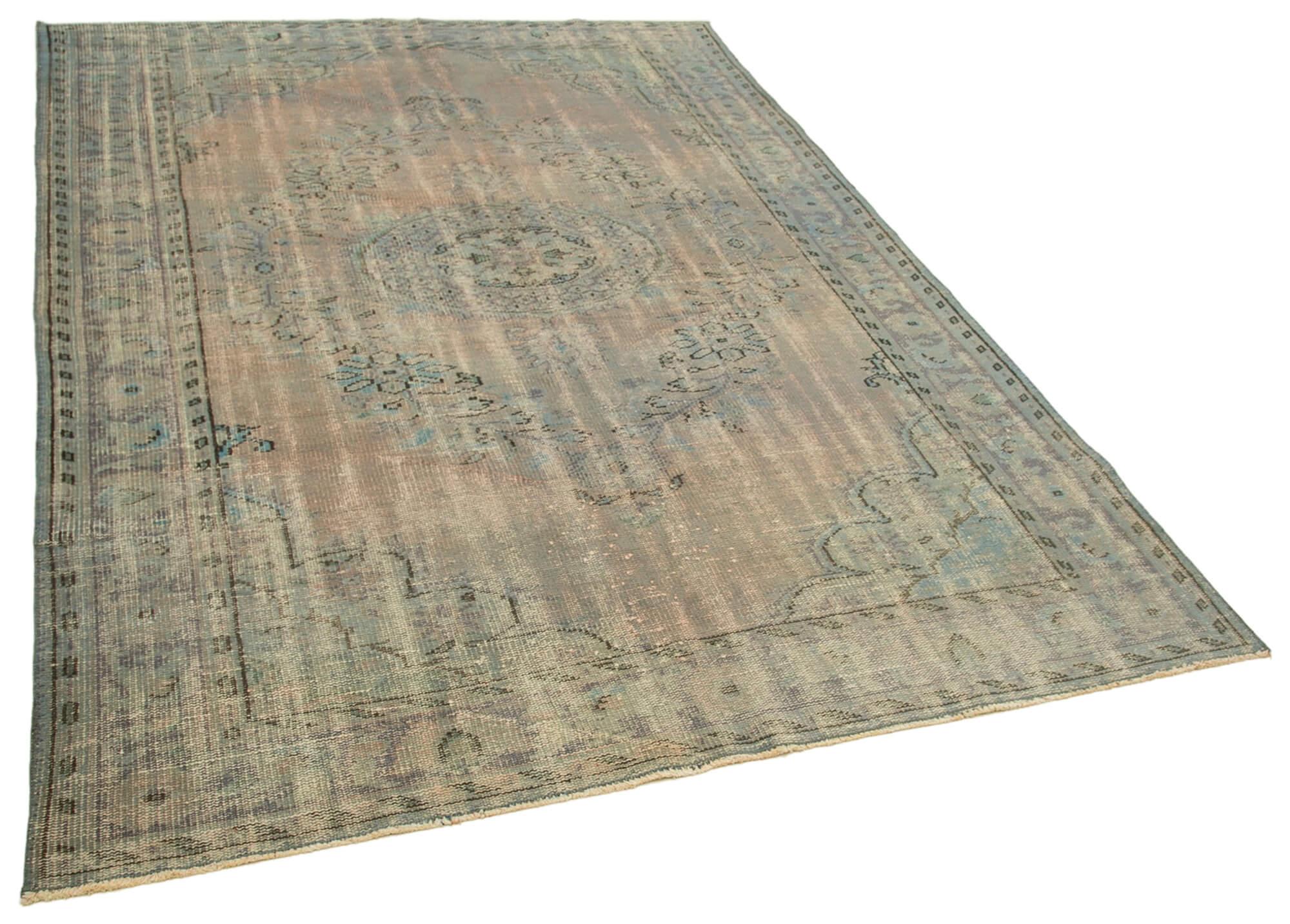 6 x 8 Blue Overdyed Rug - 2086