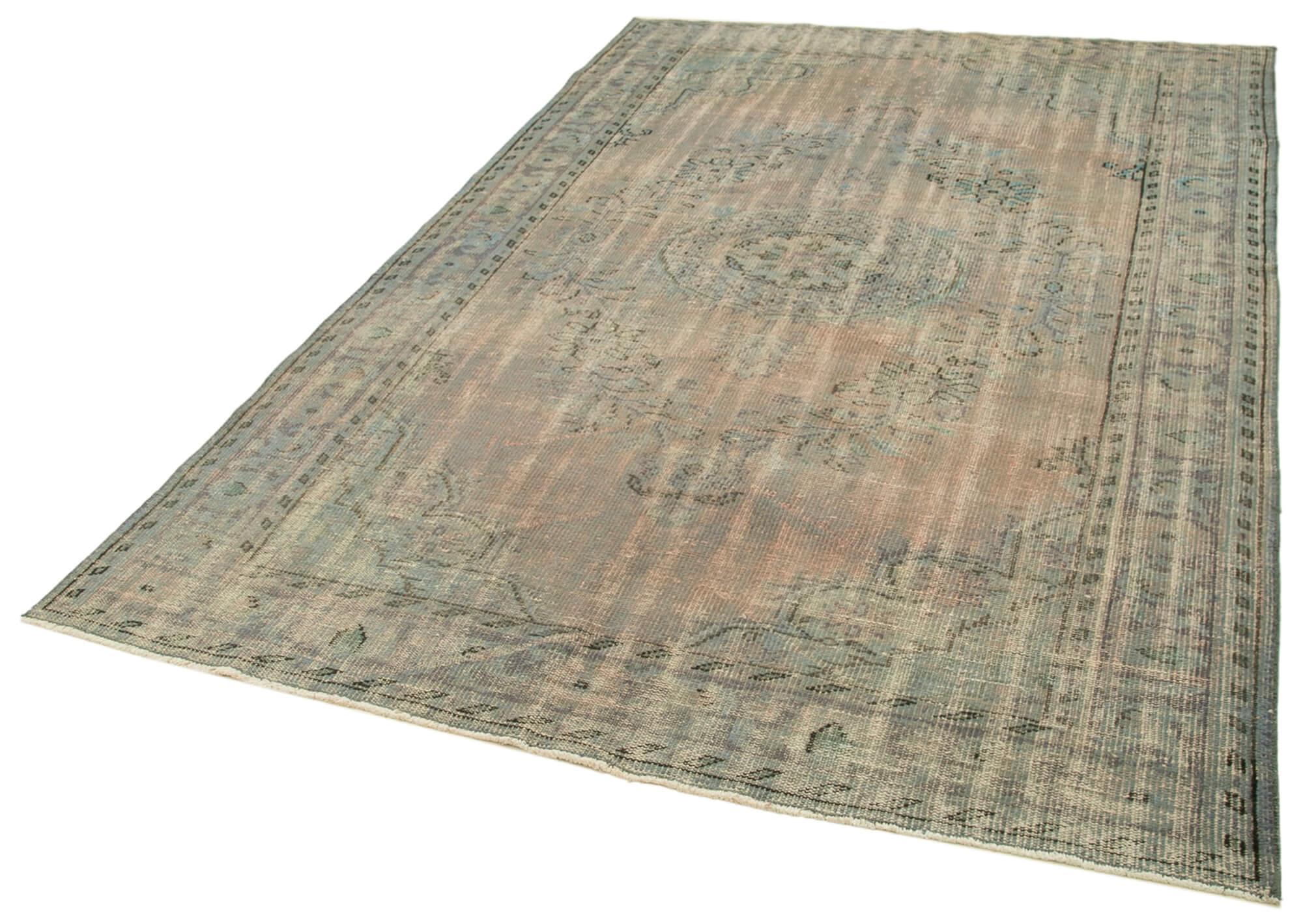 6 x 8 Blue Overdyed Rug - 2086