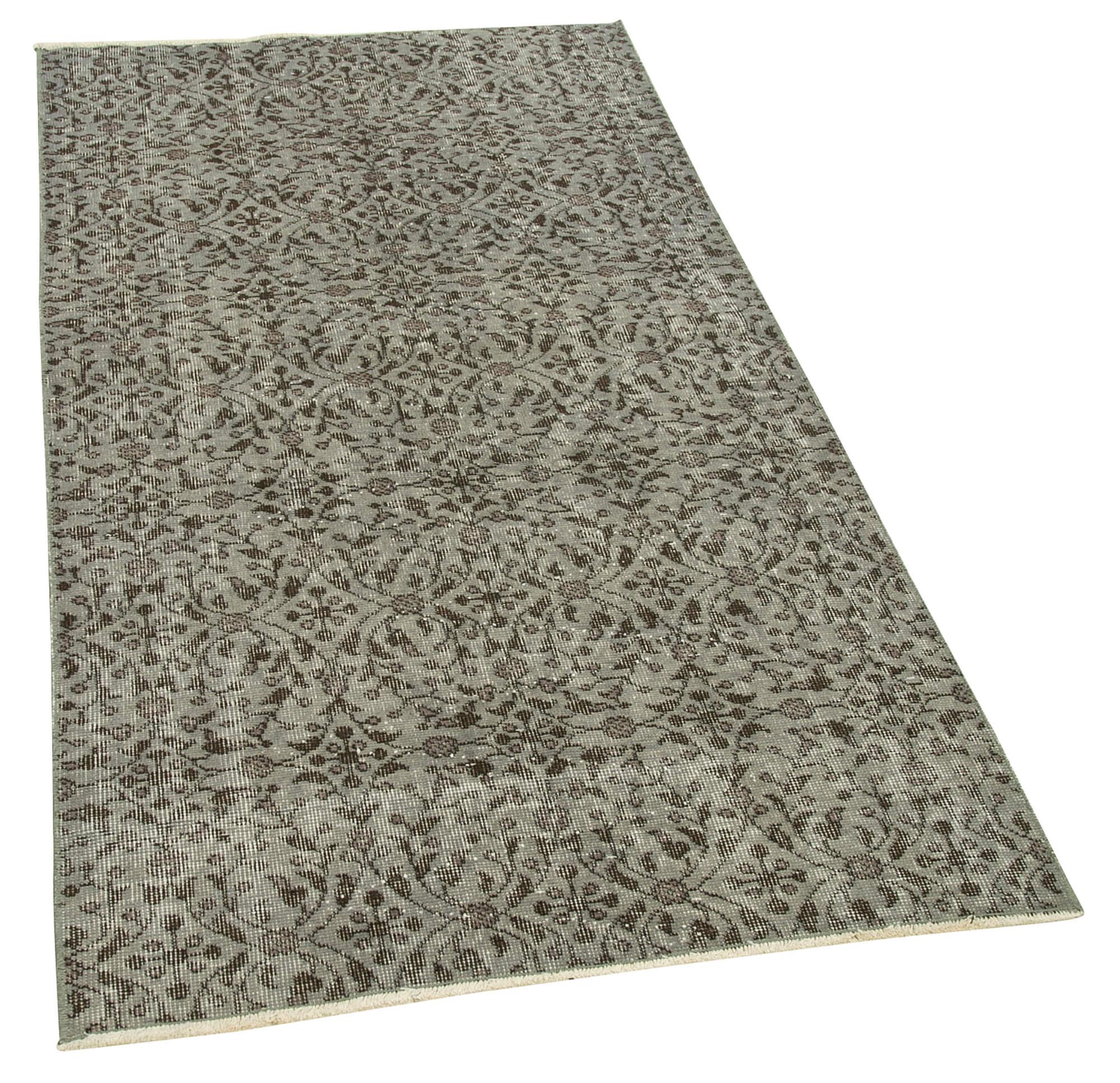 3 x 6 Grey Overdyed Rug - 2242