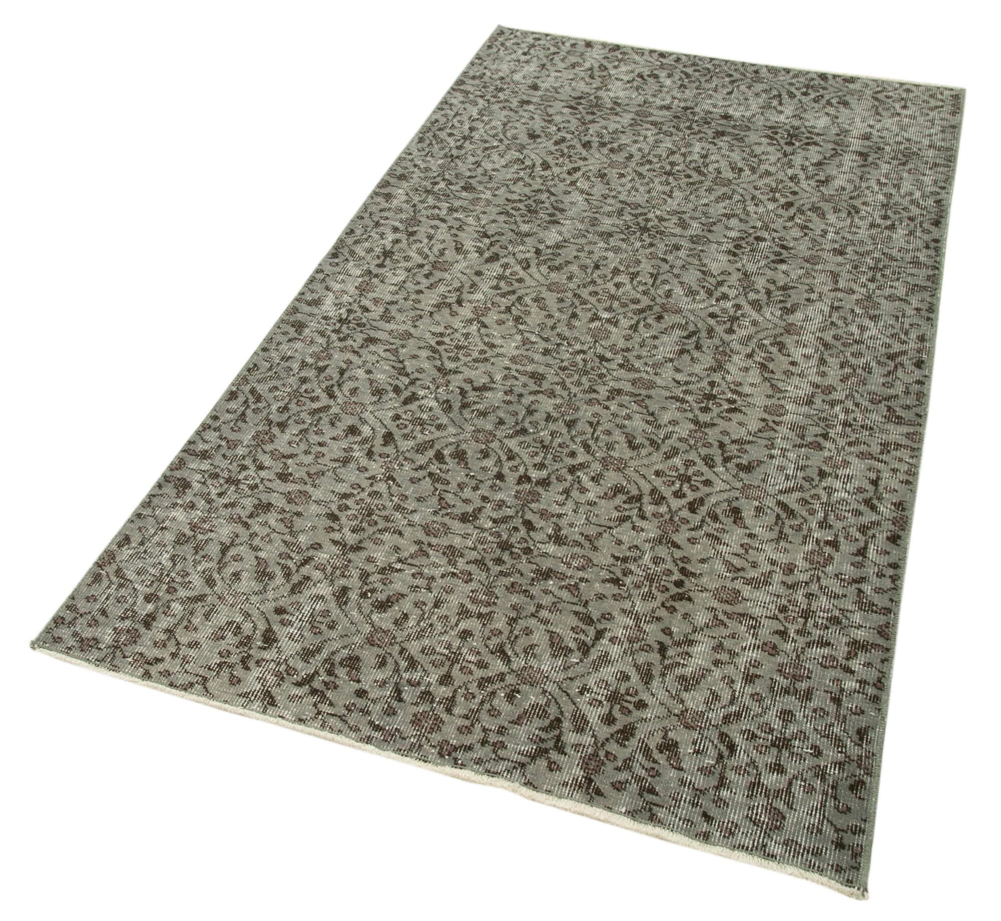 3 x 6 Grey Overdyed Rug - 2242