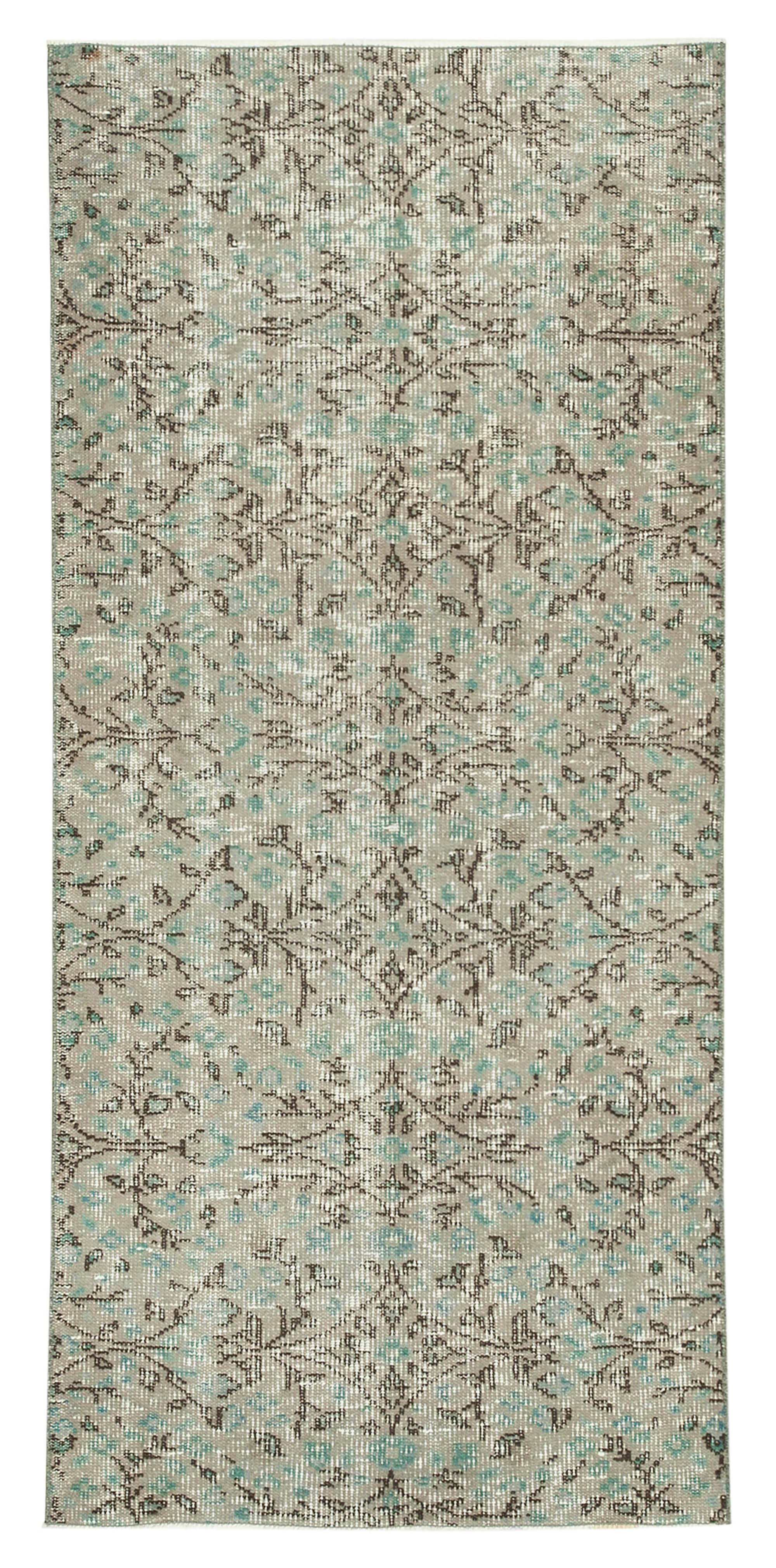 3 x 6 Grey Overdyed Rug - 2248