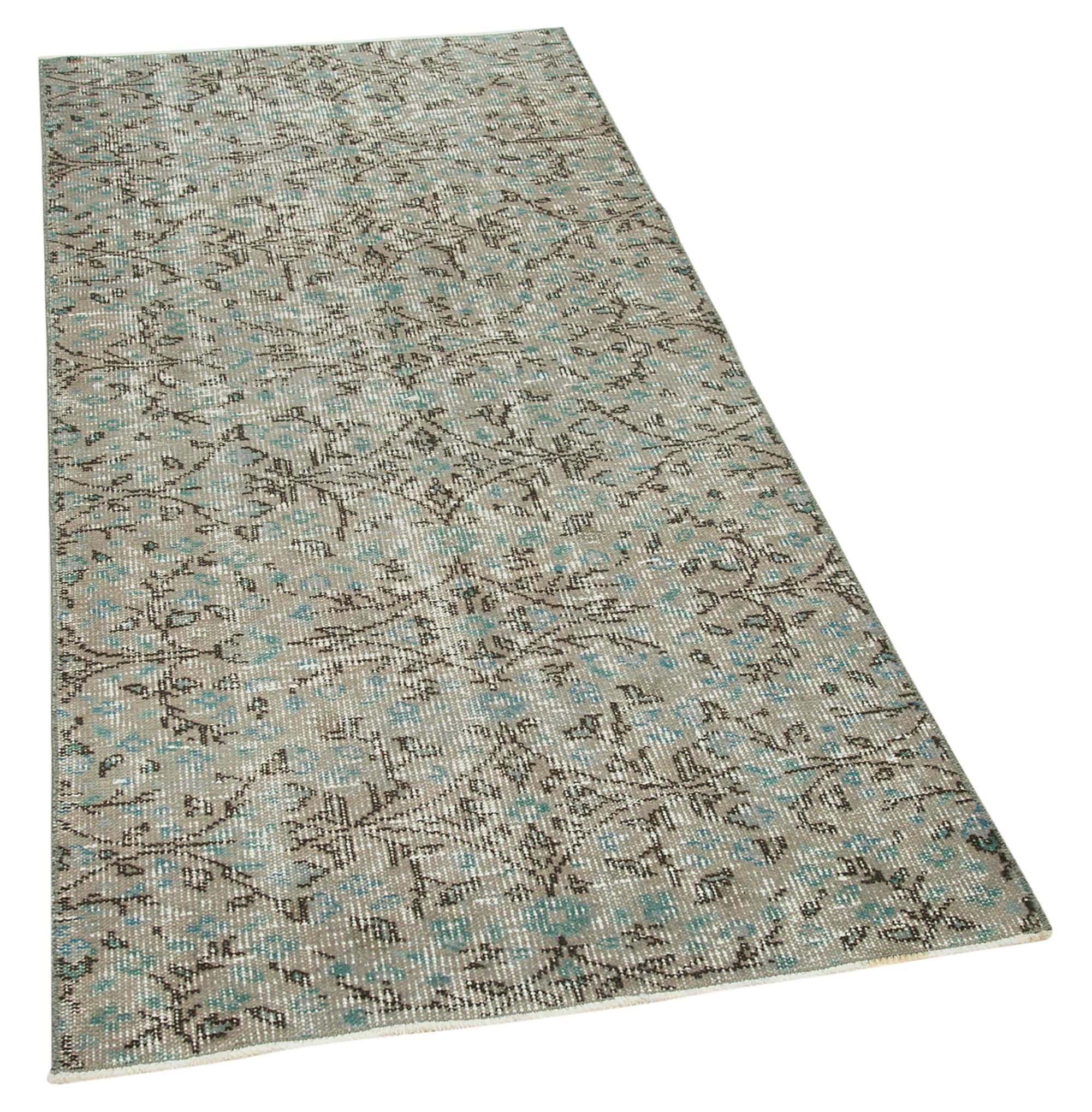 3 x 6 Grey Overdyed Rug - 2248