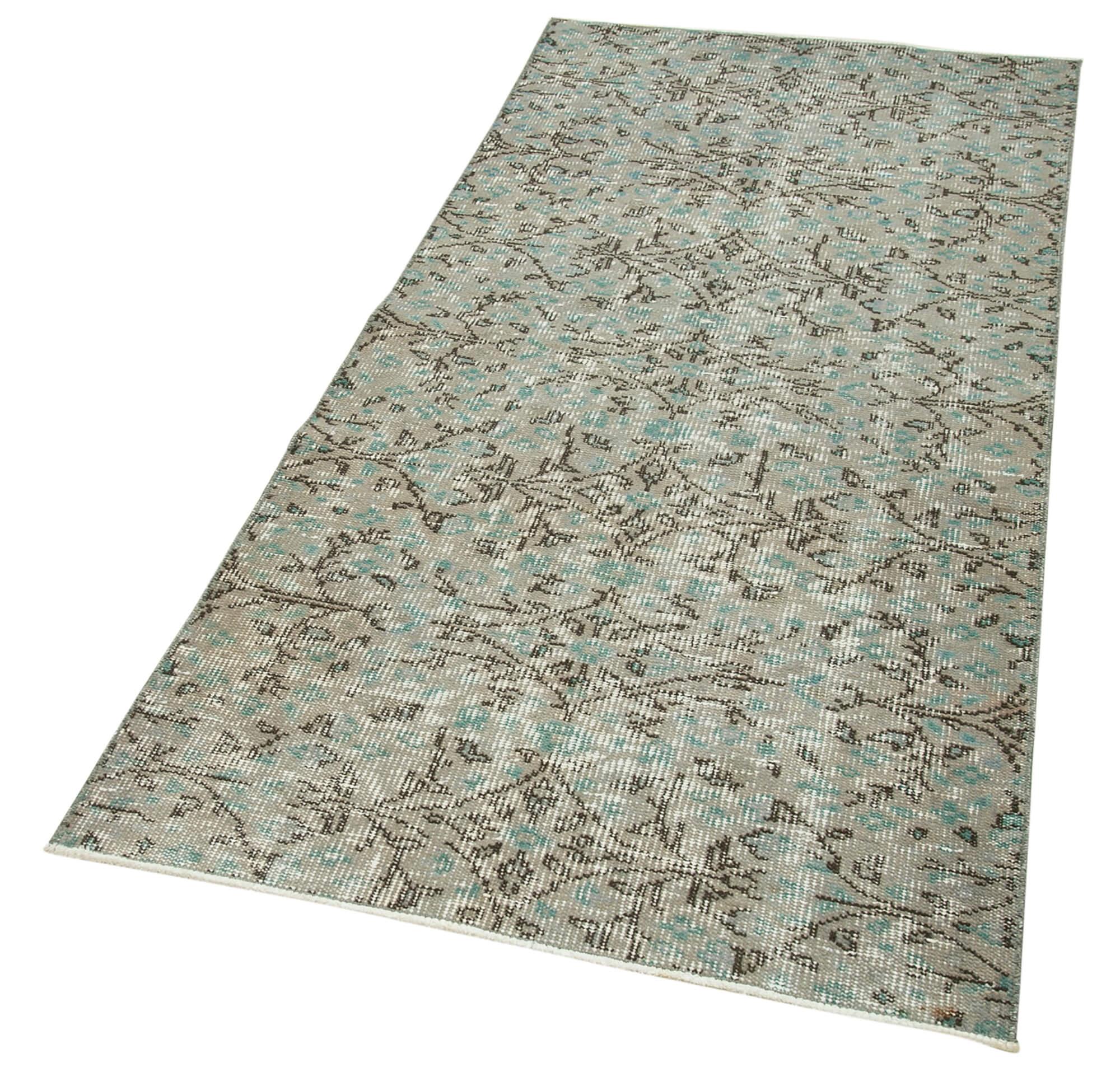 3 x 6 Grey Overdyed Rug - 2248