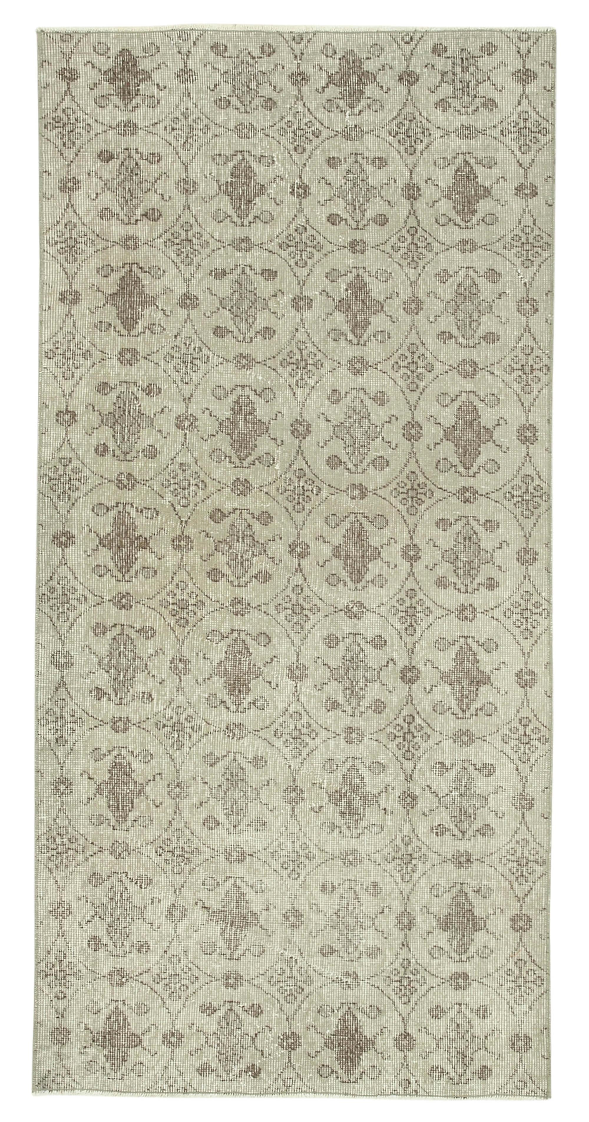 3 x 6 Beige Overdyed Rug - 2254