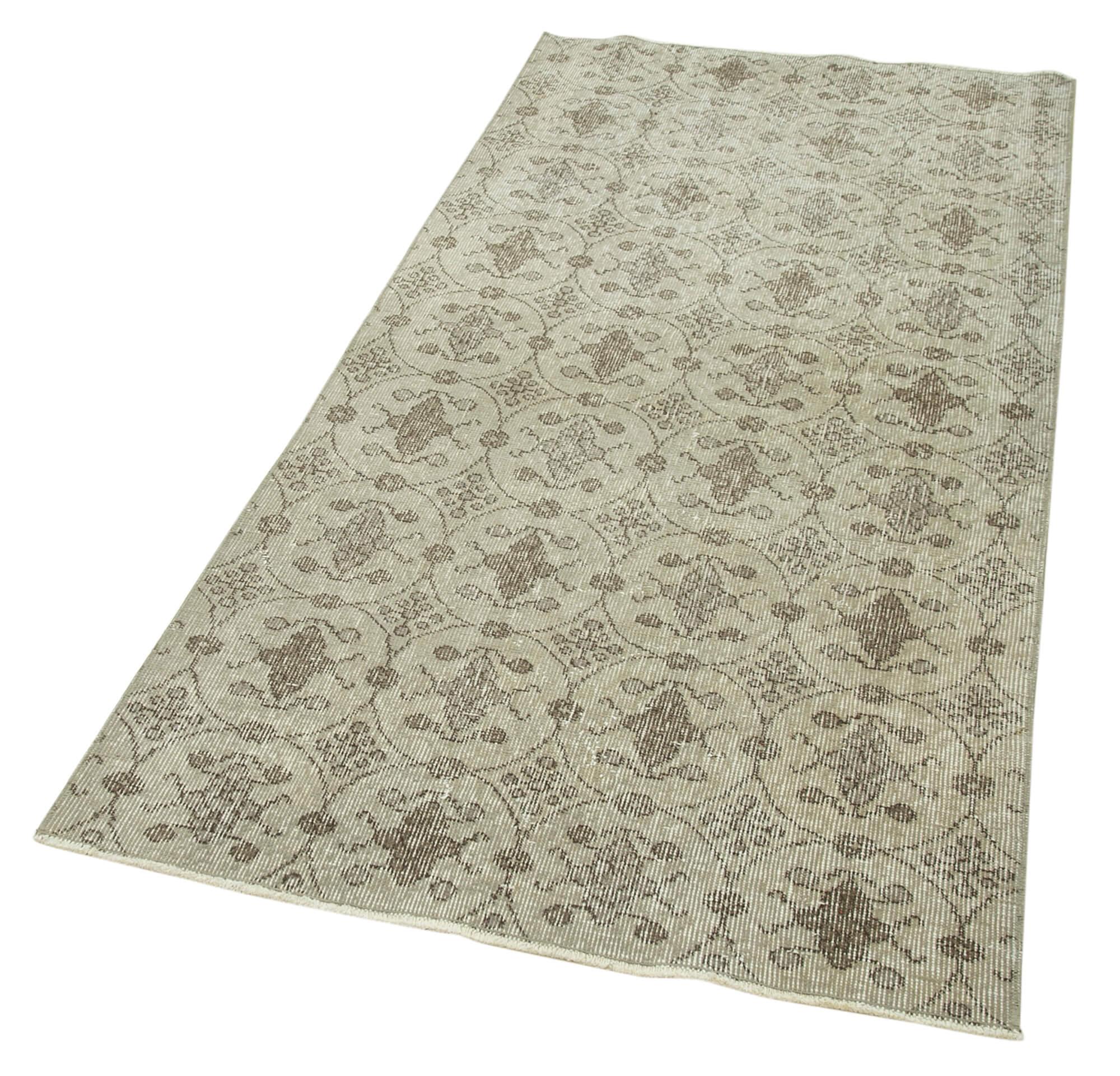 3 x 6 Beige Overdyed Rug - 2254