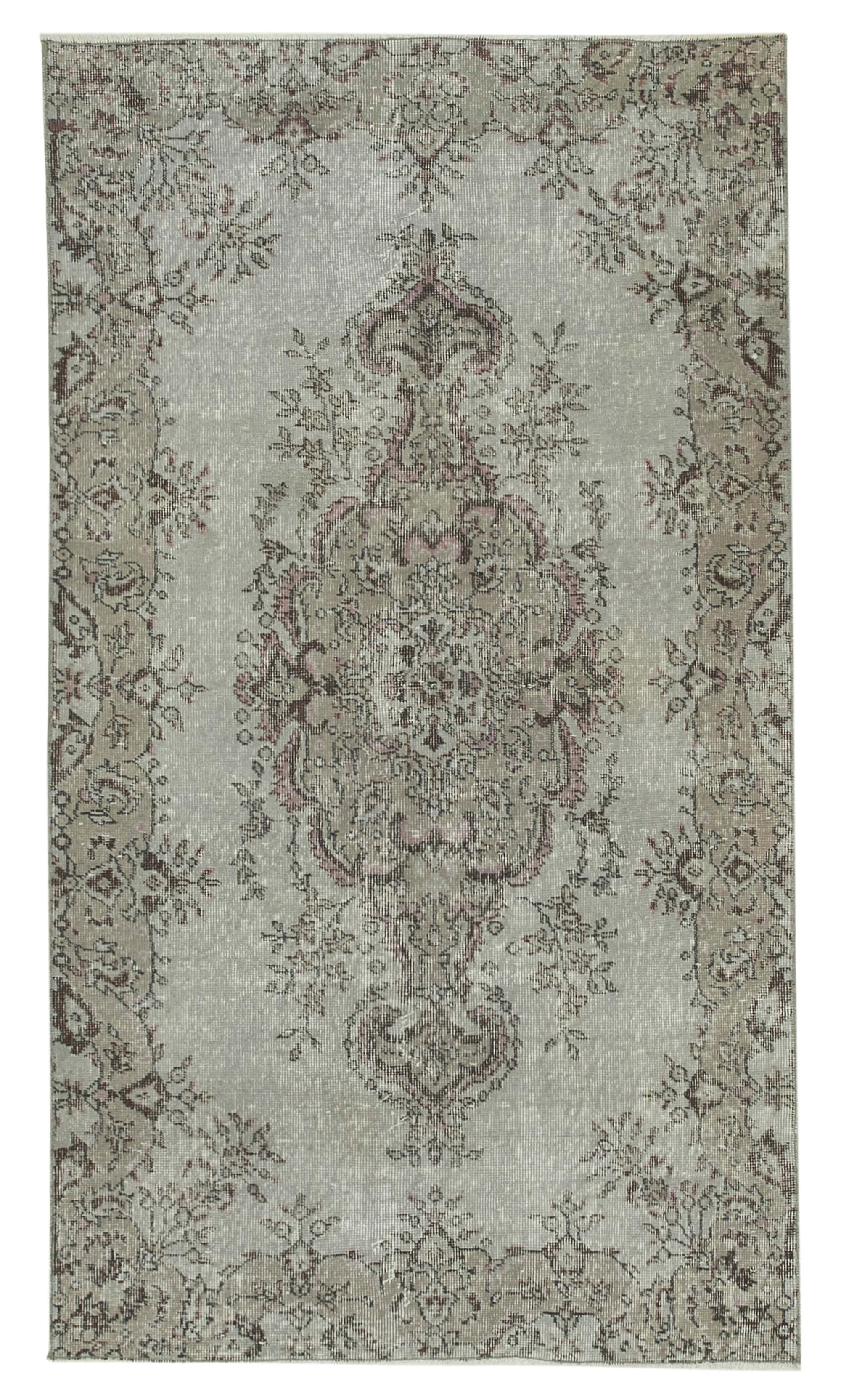 4 x 7 Grey Overdyed Rug - 2256