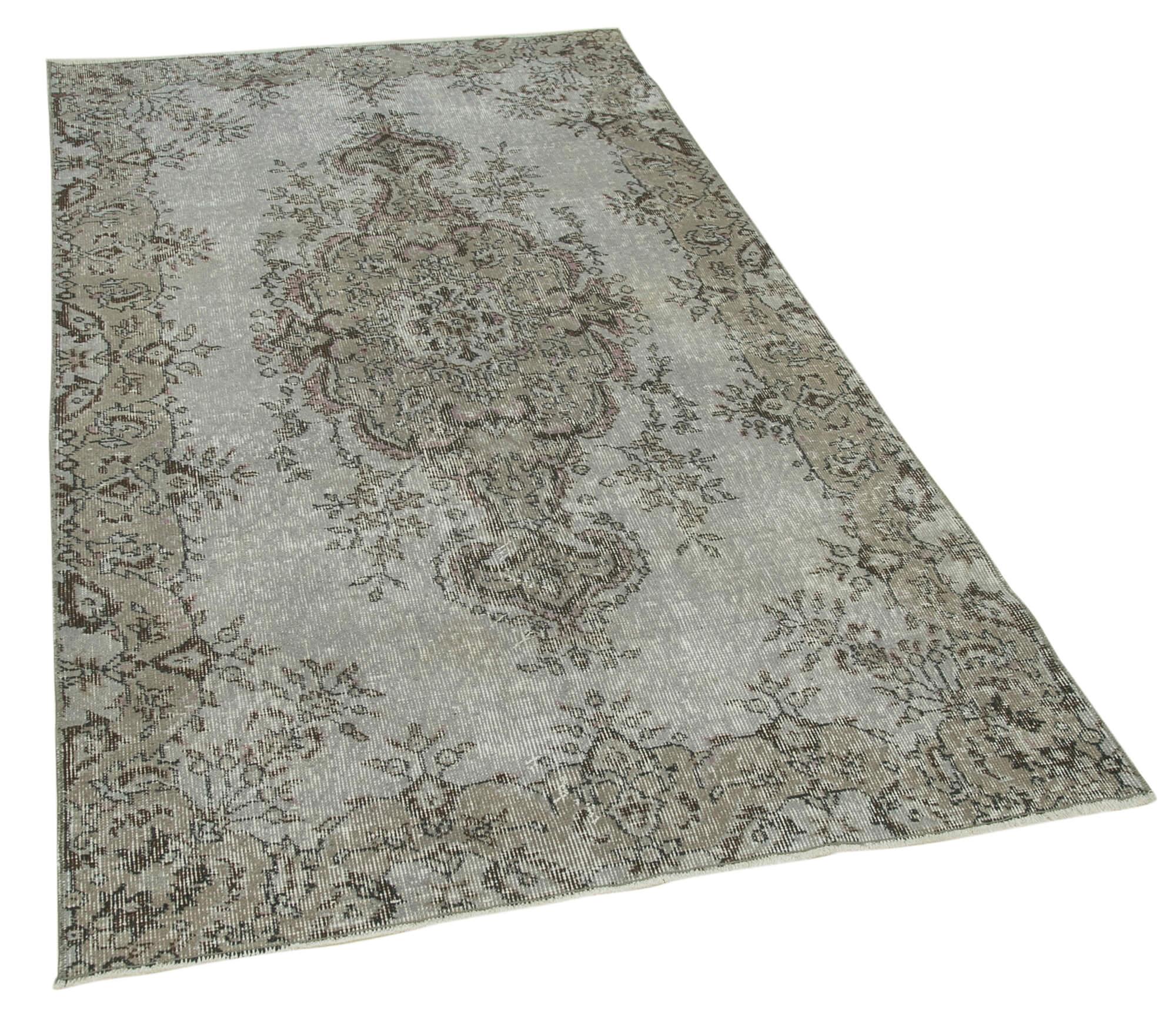 4 x 7 Grey Overdyed Rug - 2256