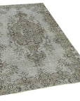 4 x 7 Grey Overdyed Rug - 2256