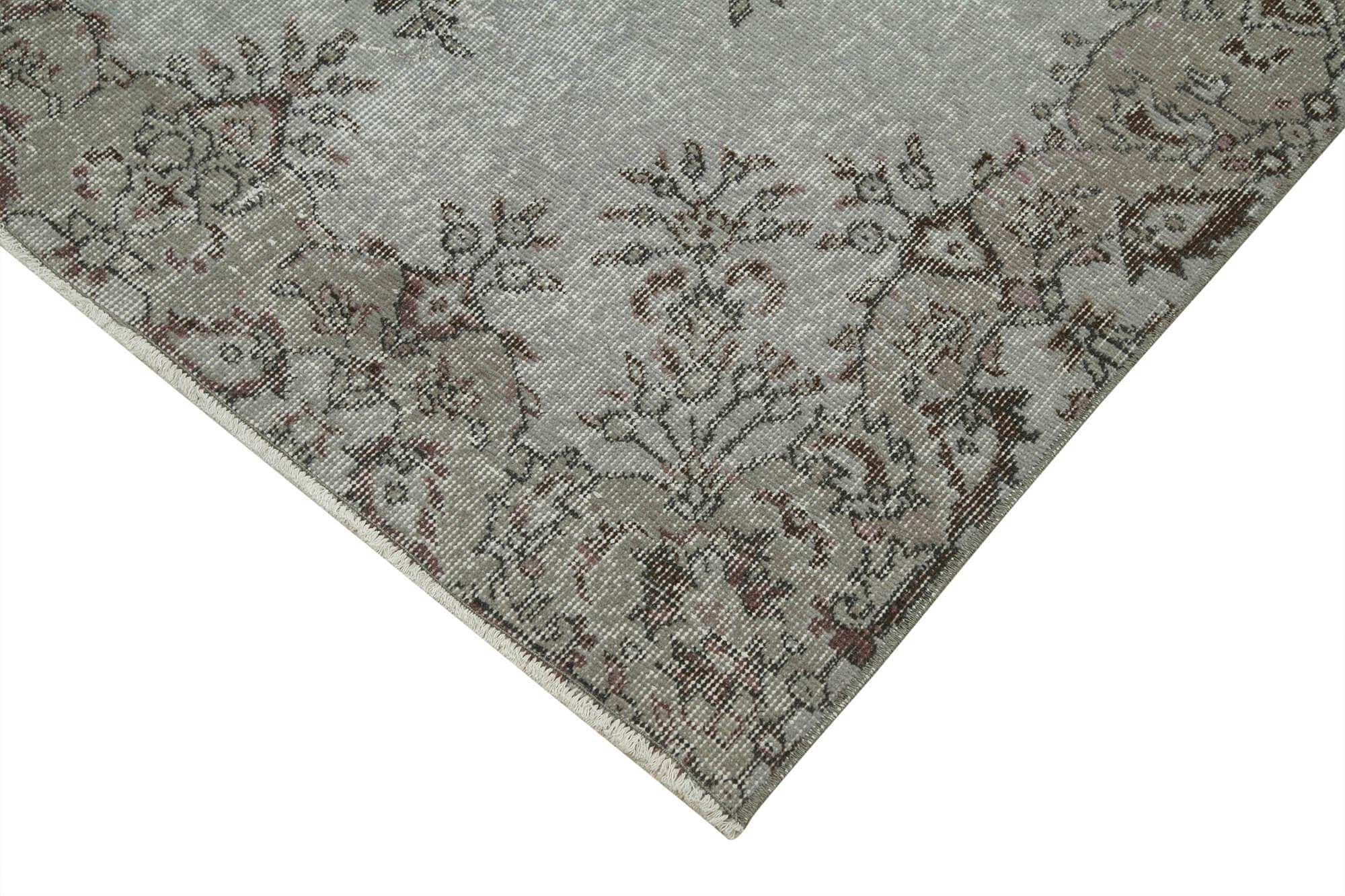 4 x 7 Grey Overdyed Rug - 2256