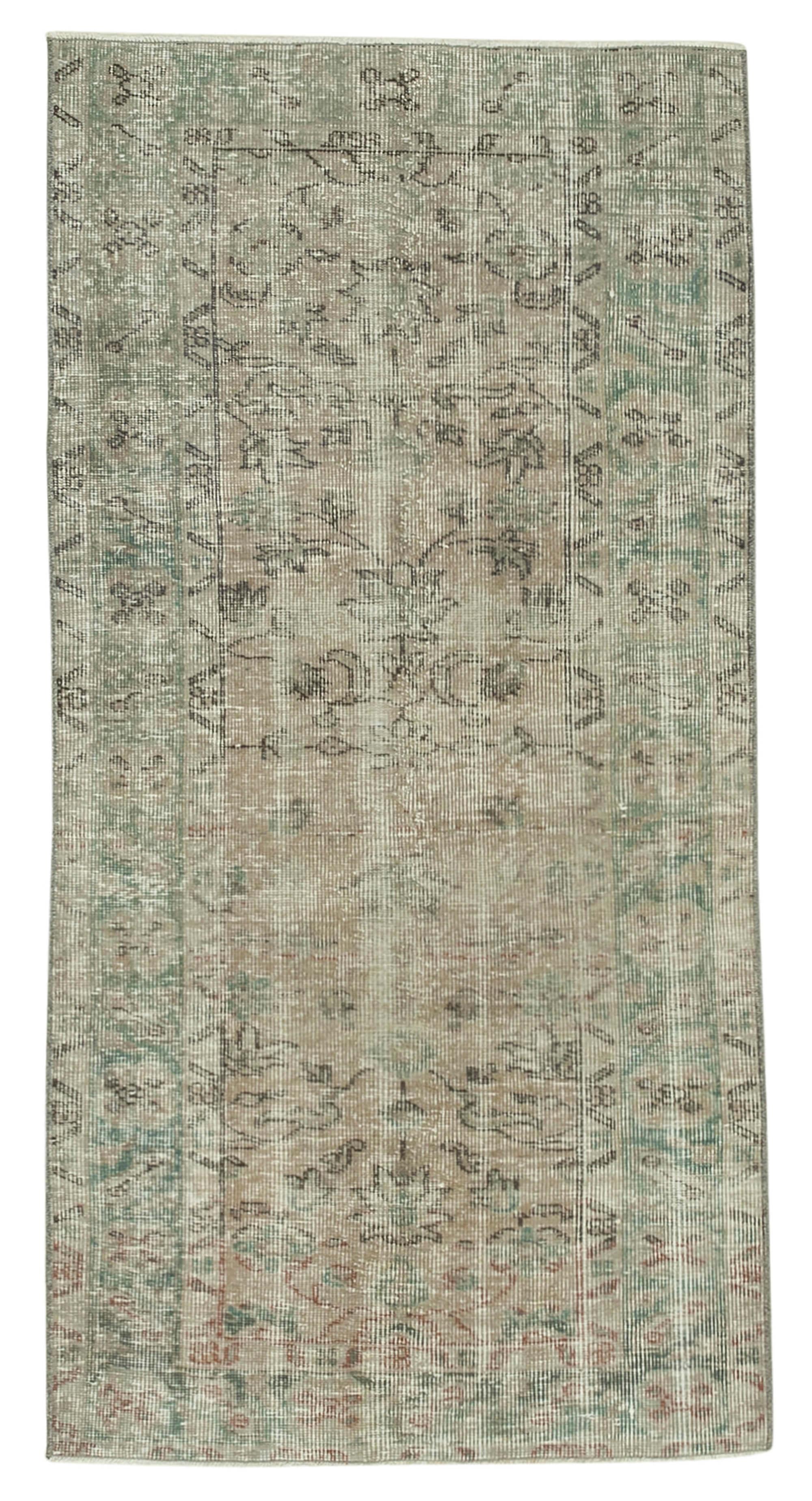 3 x 6 Grey Overdyed Rug - 2257