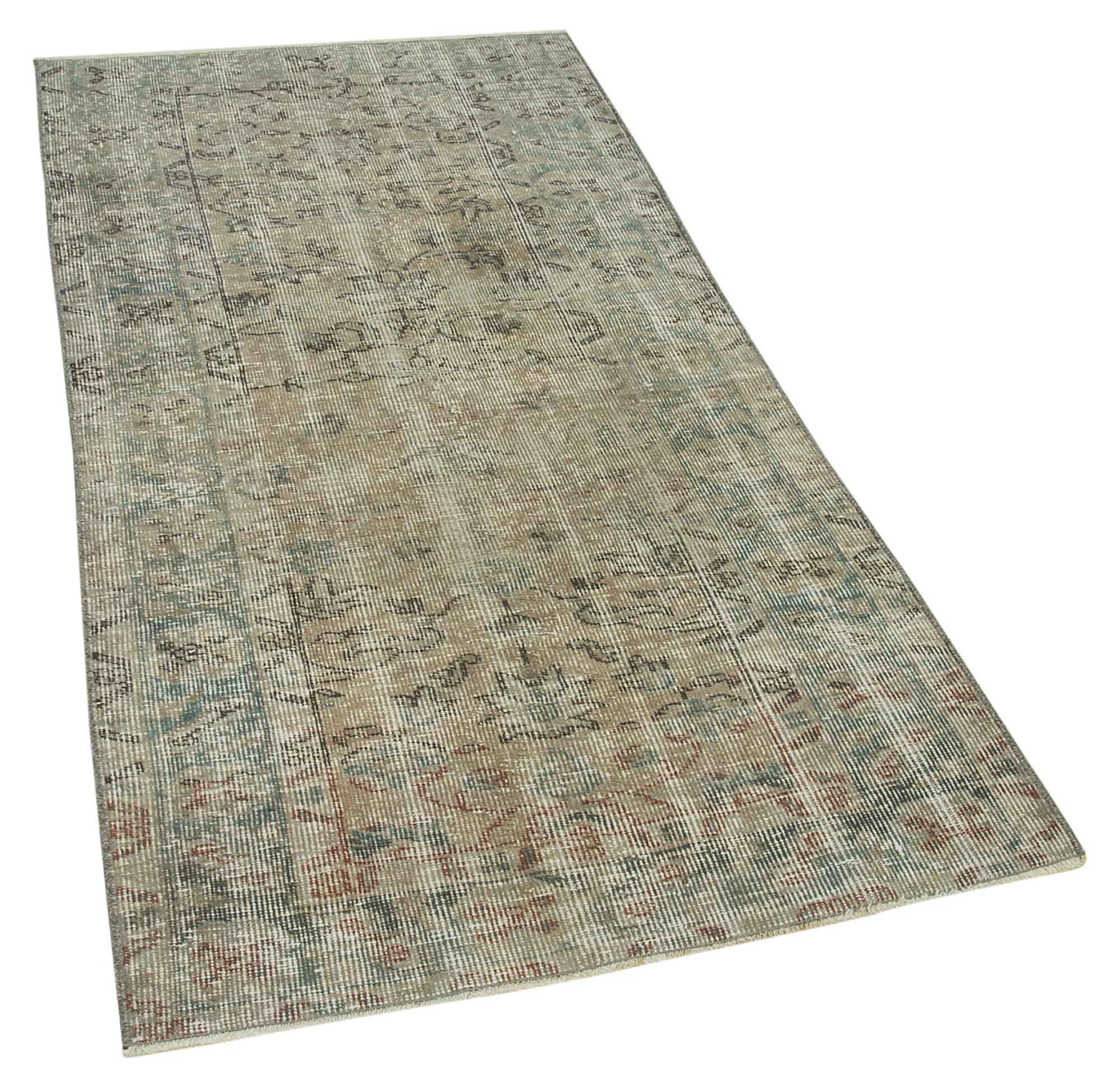 3 x 6 Grey Overdyed Rug - 2257