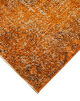 4 x 6 Orange Overdyed Rug - 2258