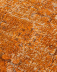 4 x 6 Orange Overdyed Rug - 2258