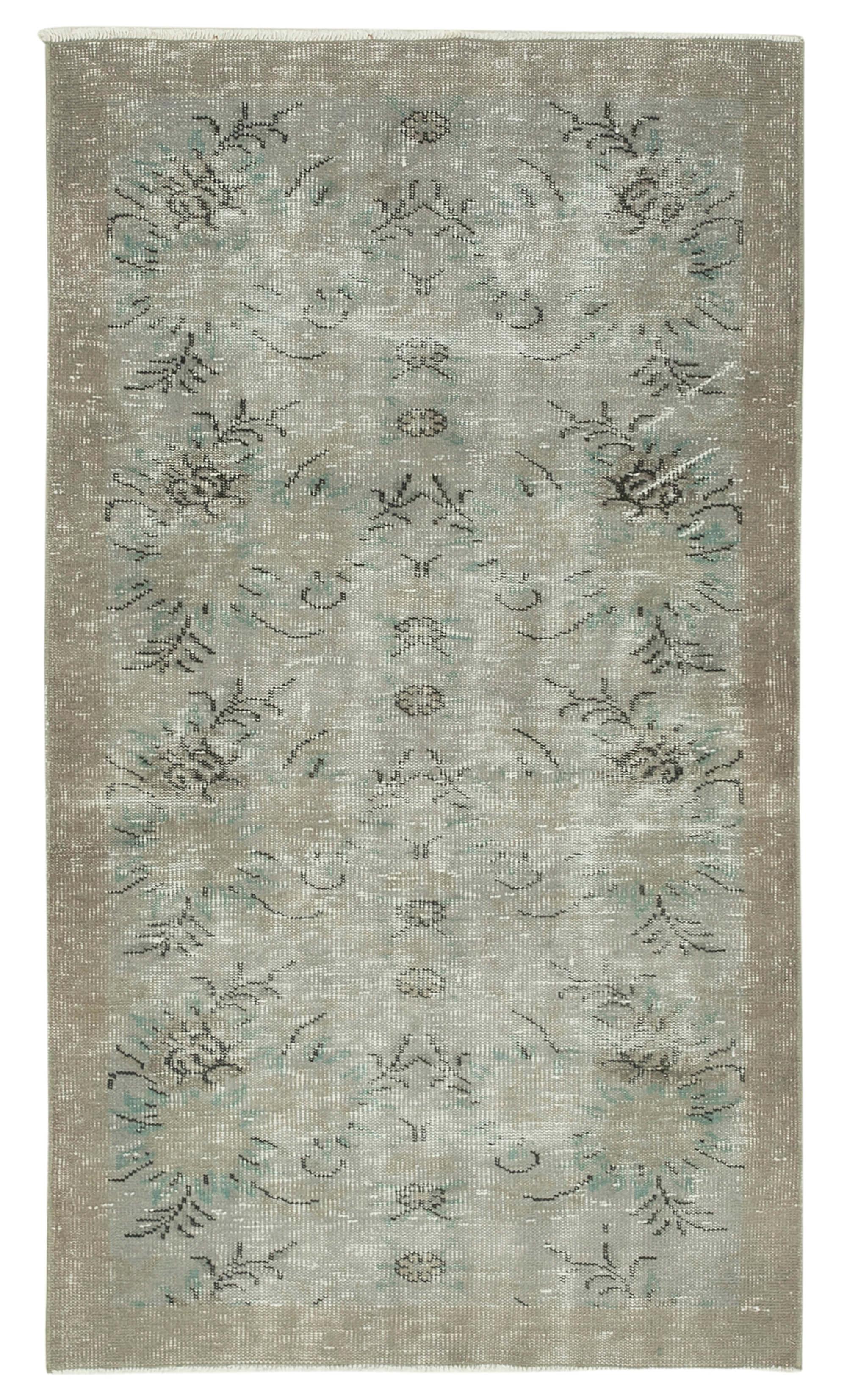 3 x 6 Grey Overdyed Rug - 2259