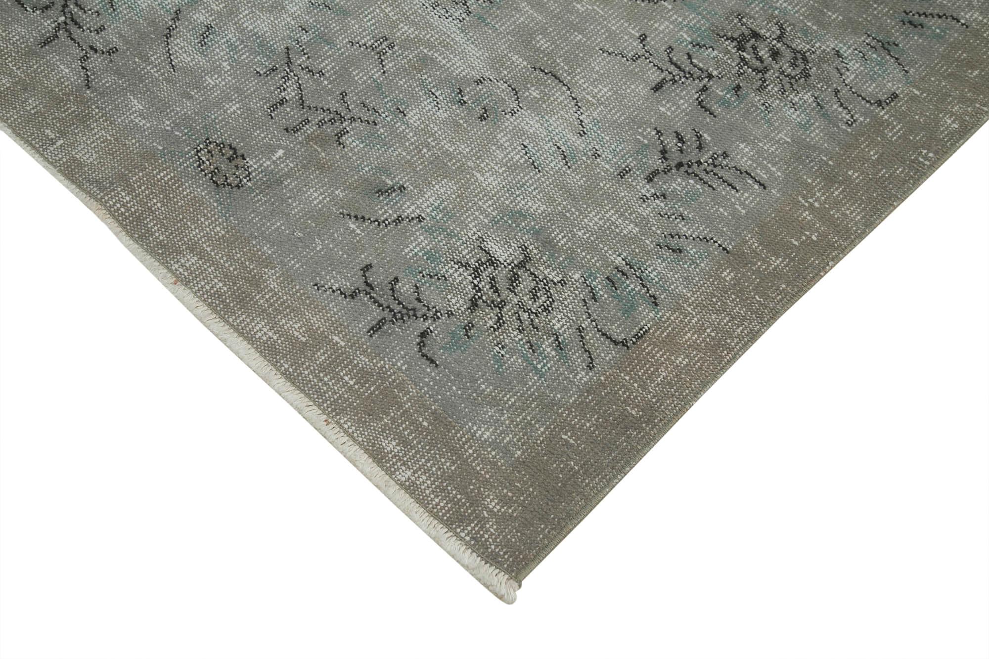 3 x 6 Grey Overdyed Rug - 2259