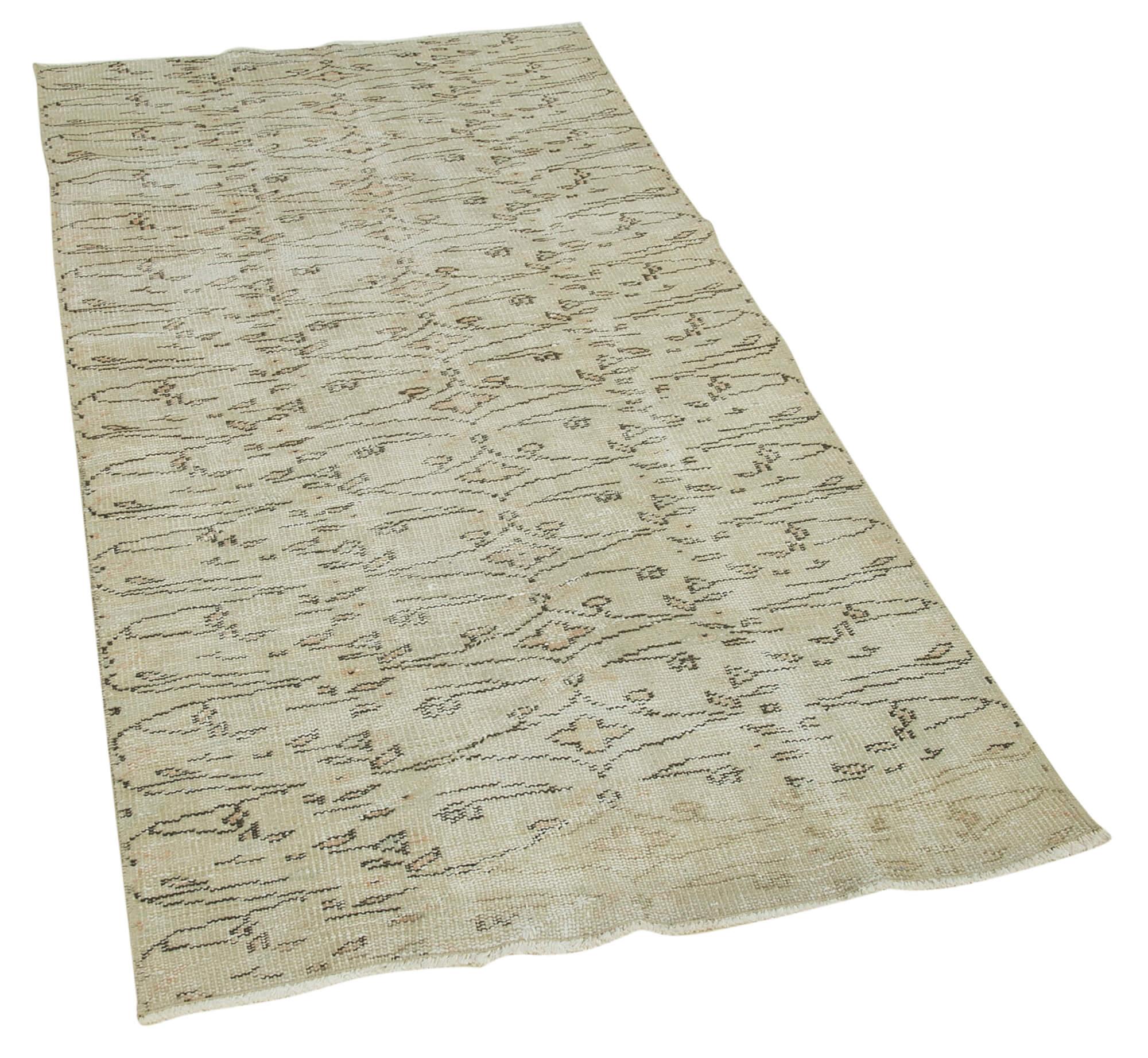 3 x 6 Beige Overdyed Rug - 2260