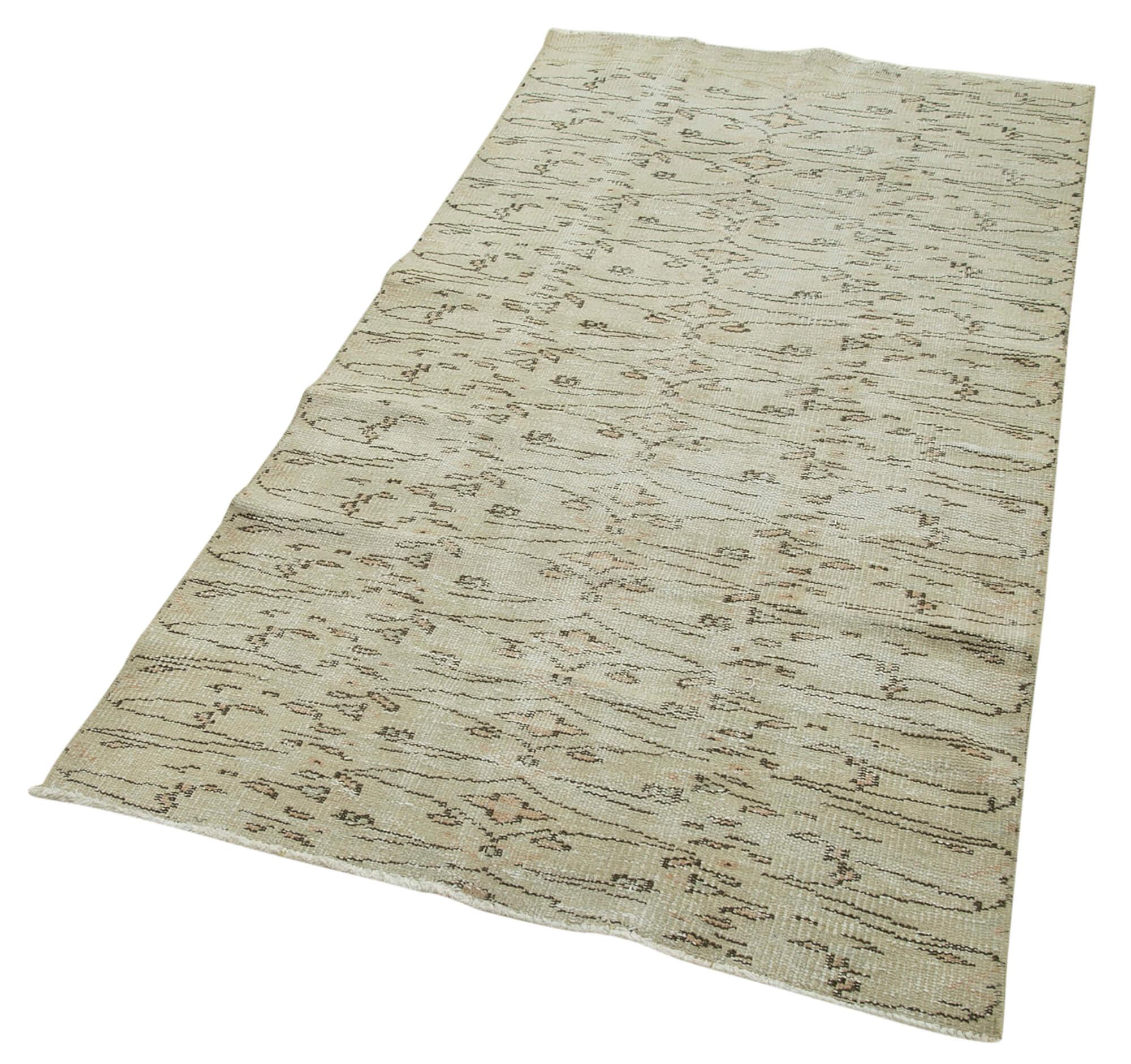 3 x 6 Beige Overdyed Rug - 2260