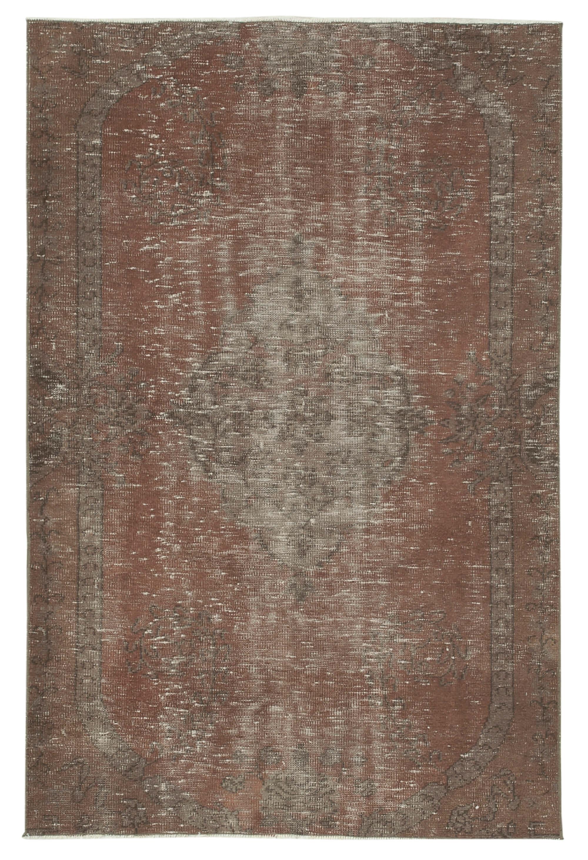 4 x 7 Brown Overdyed Rug - 2261