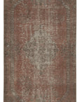 4 x 7 Brown Overdyed Rug - 2261