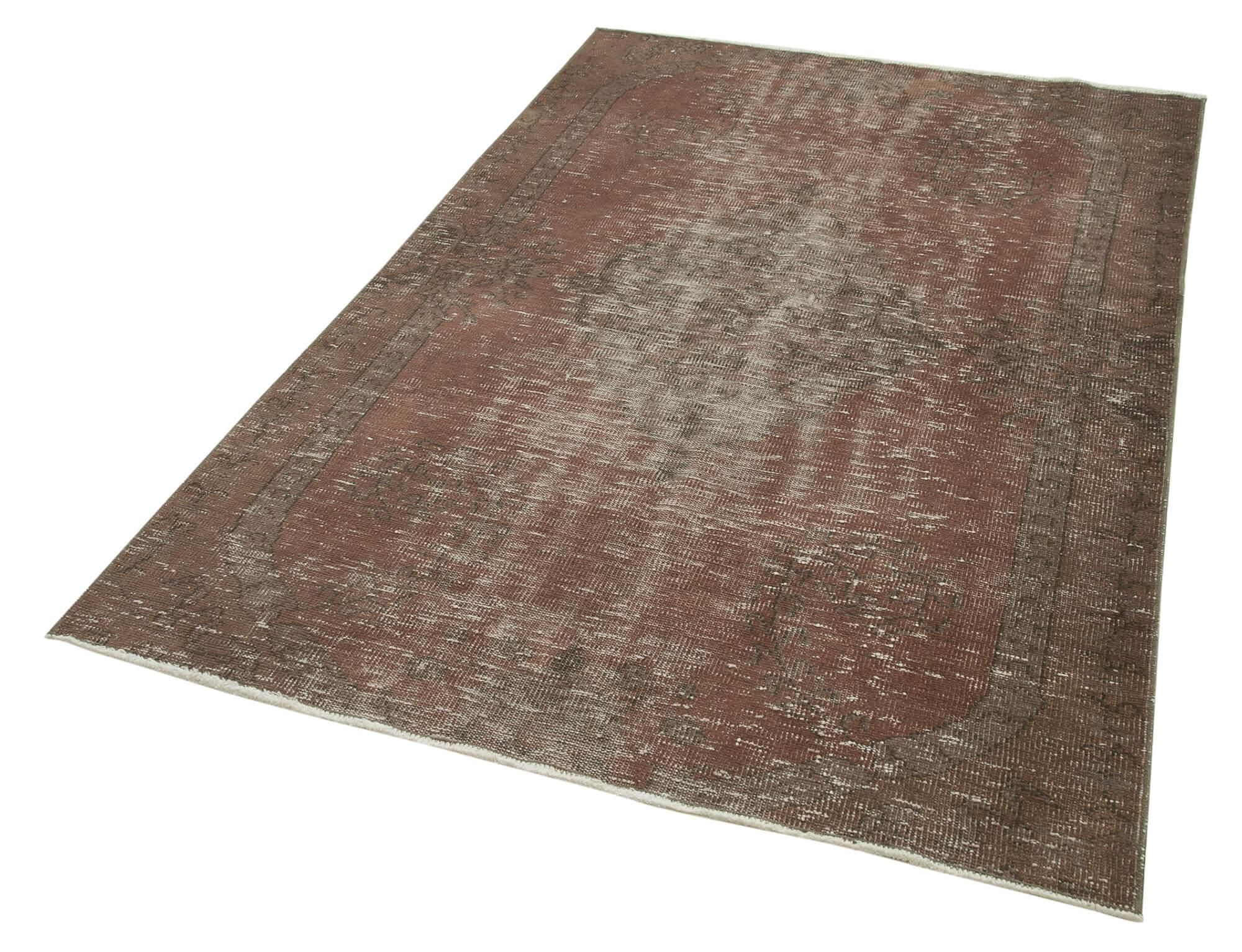 4 x 7 Brown Overdyed Rug - 2261