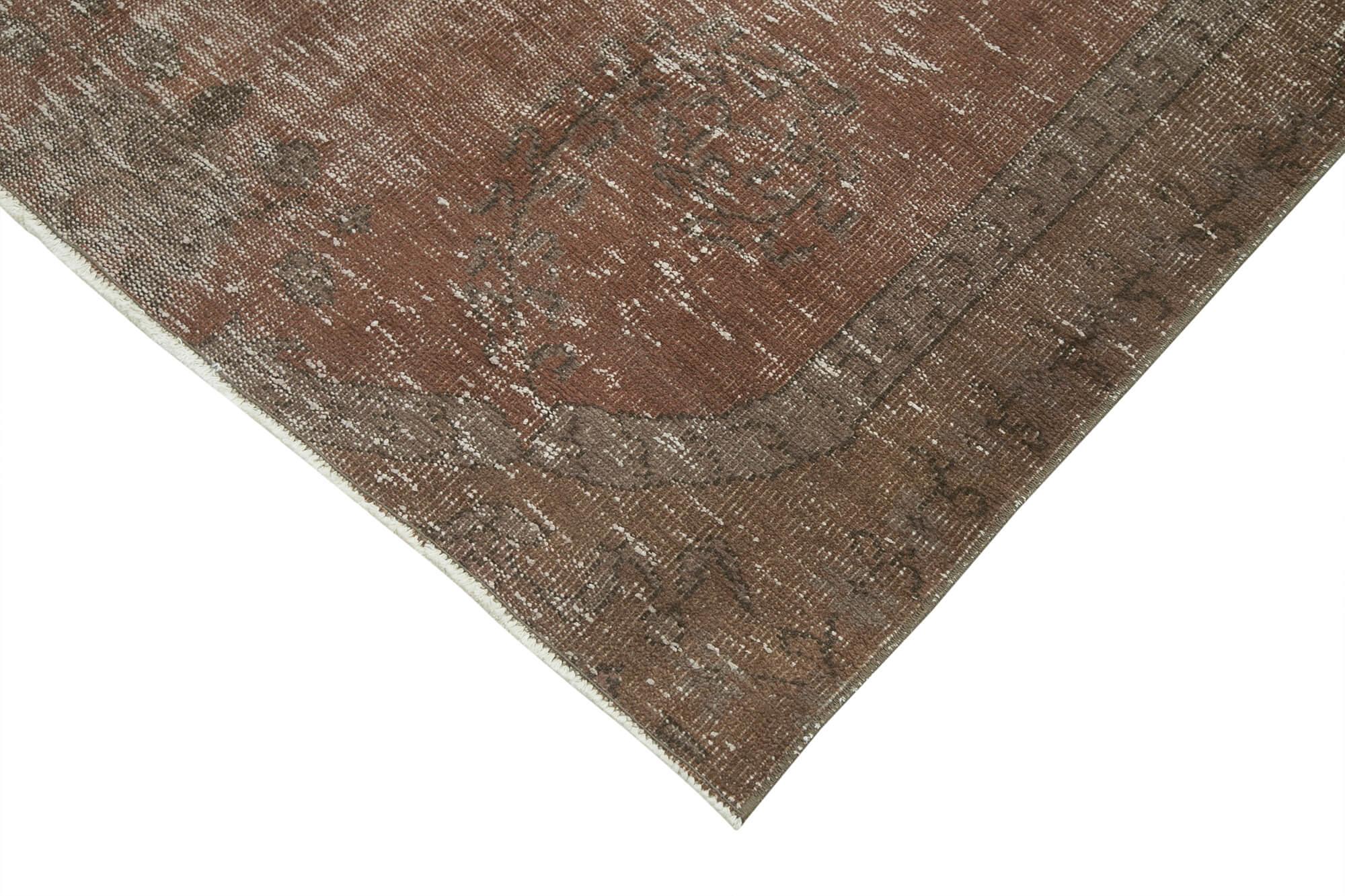 4 x 7 Brown Overdyed Rug - 2261