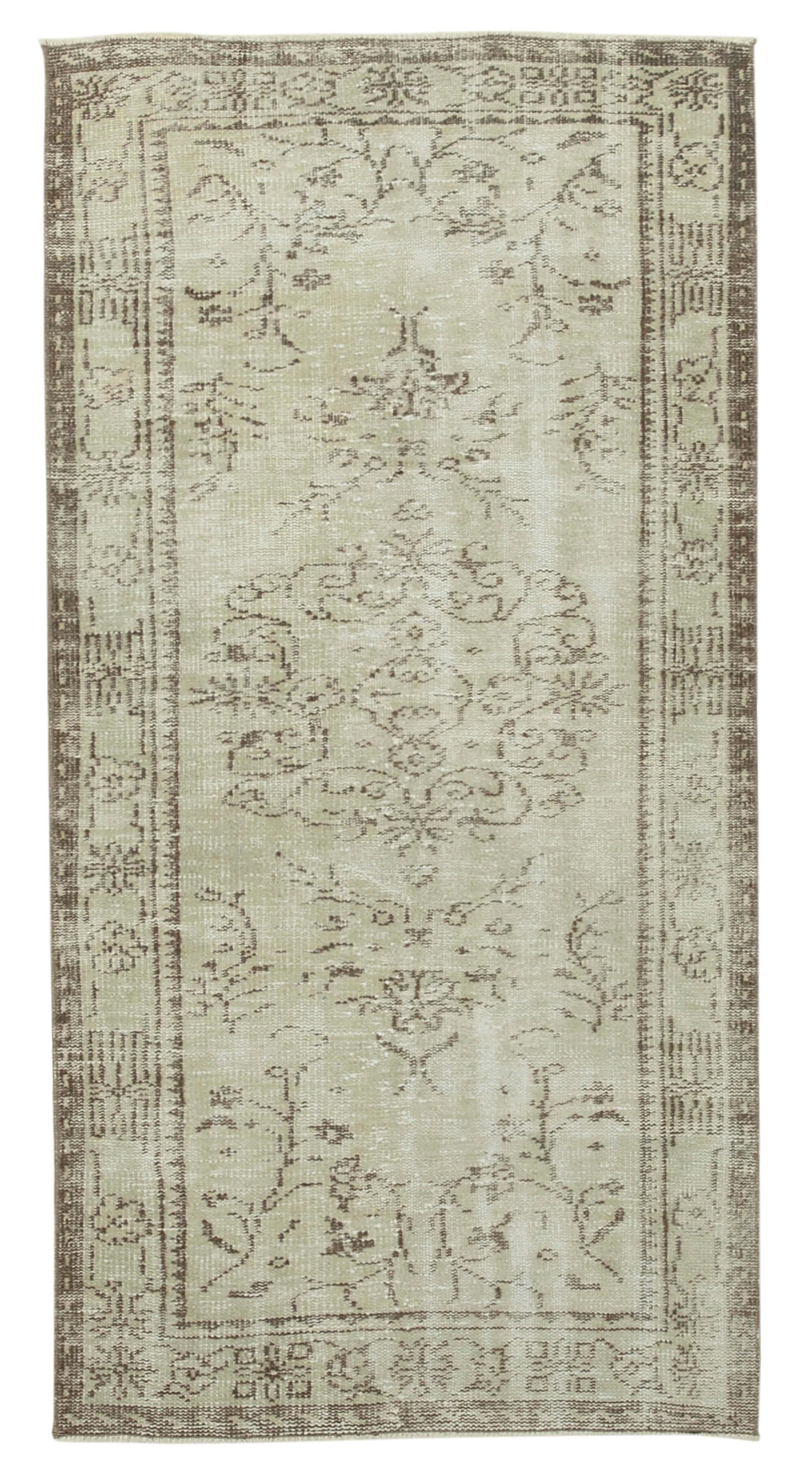 3 x 6 Beige Overdyed Rug - 2263