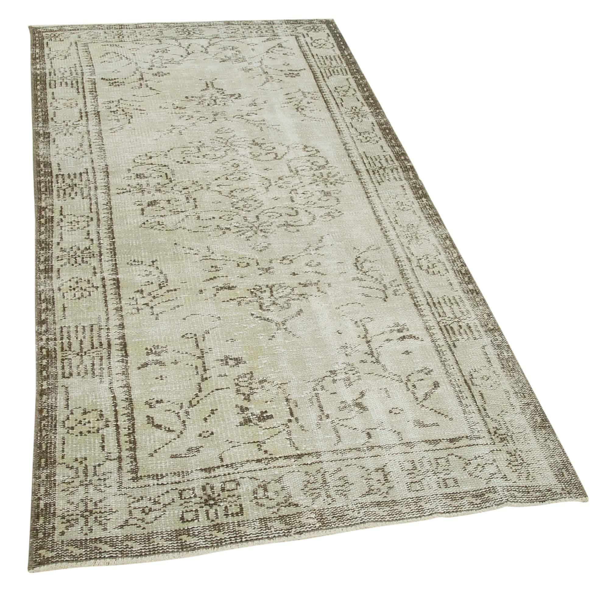 3 x 6 Beige Overdyed Rug - 2263