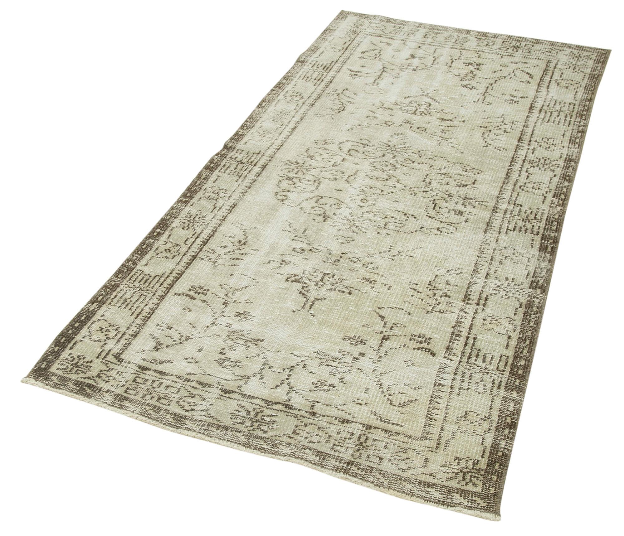 3 x 6 Beige Overdyed Rug - 2263