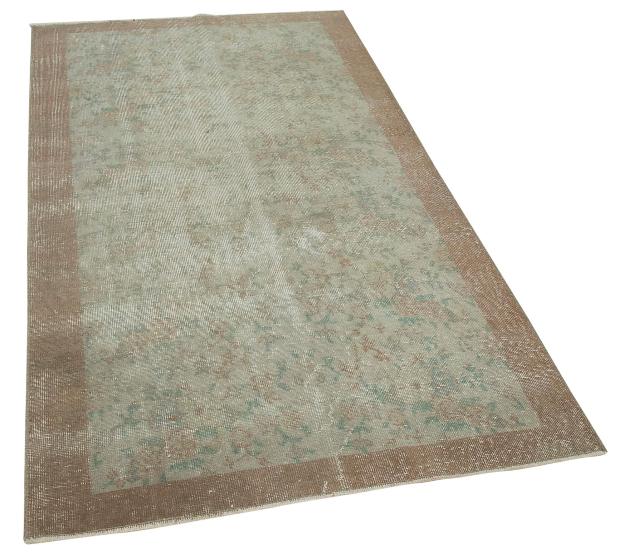 4 x 6 Beige Overdyed Rug - 2266