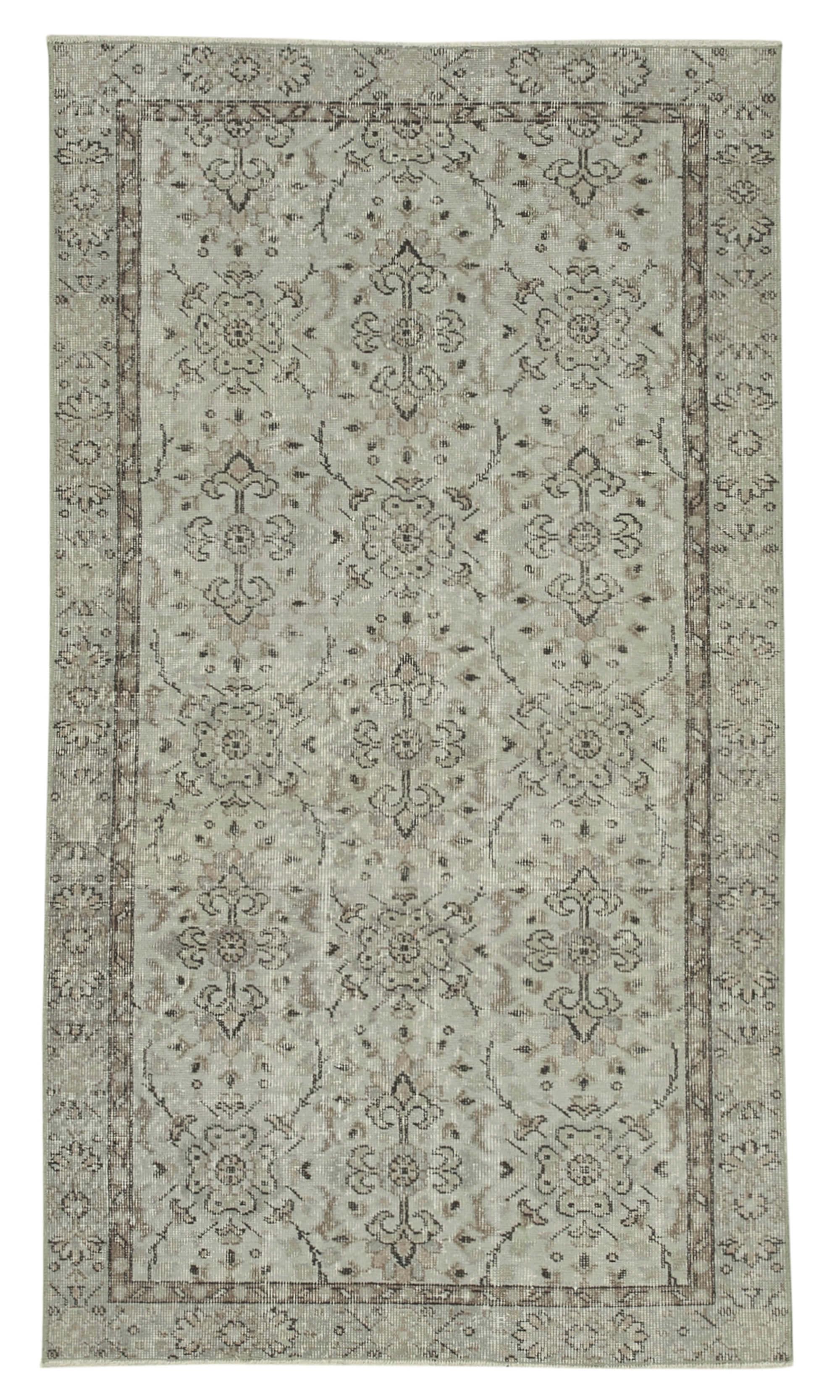 4 x 6 Grey Overdyed Rug - 2268