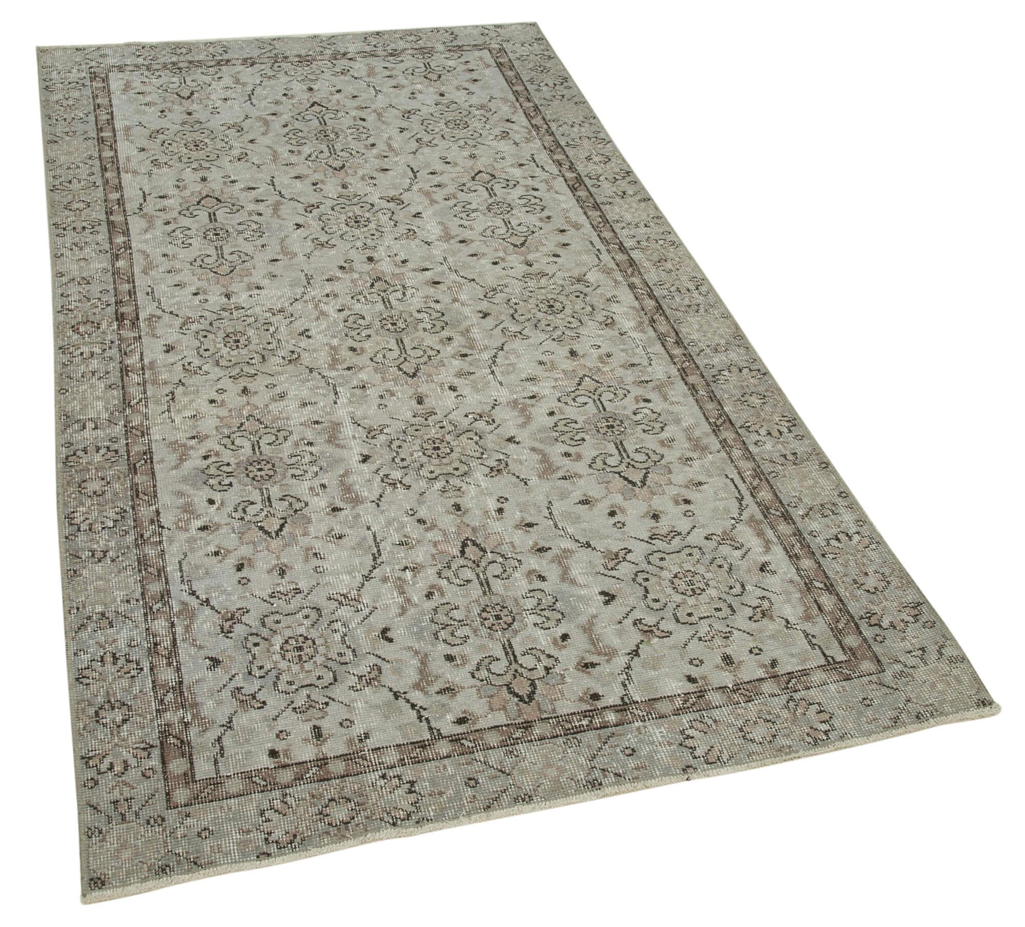 4 x 6 Grey Overdyed Rug - 2268