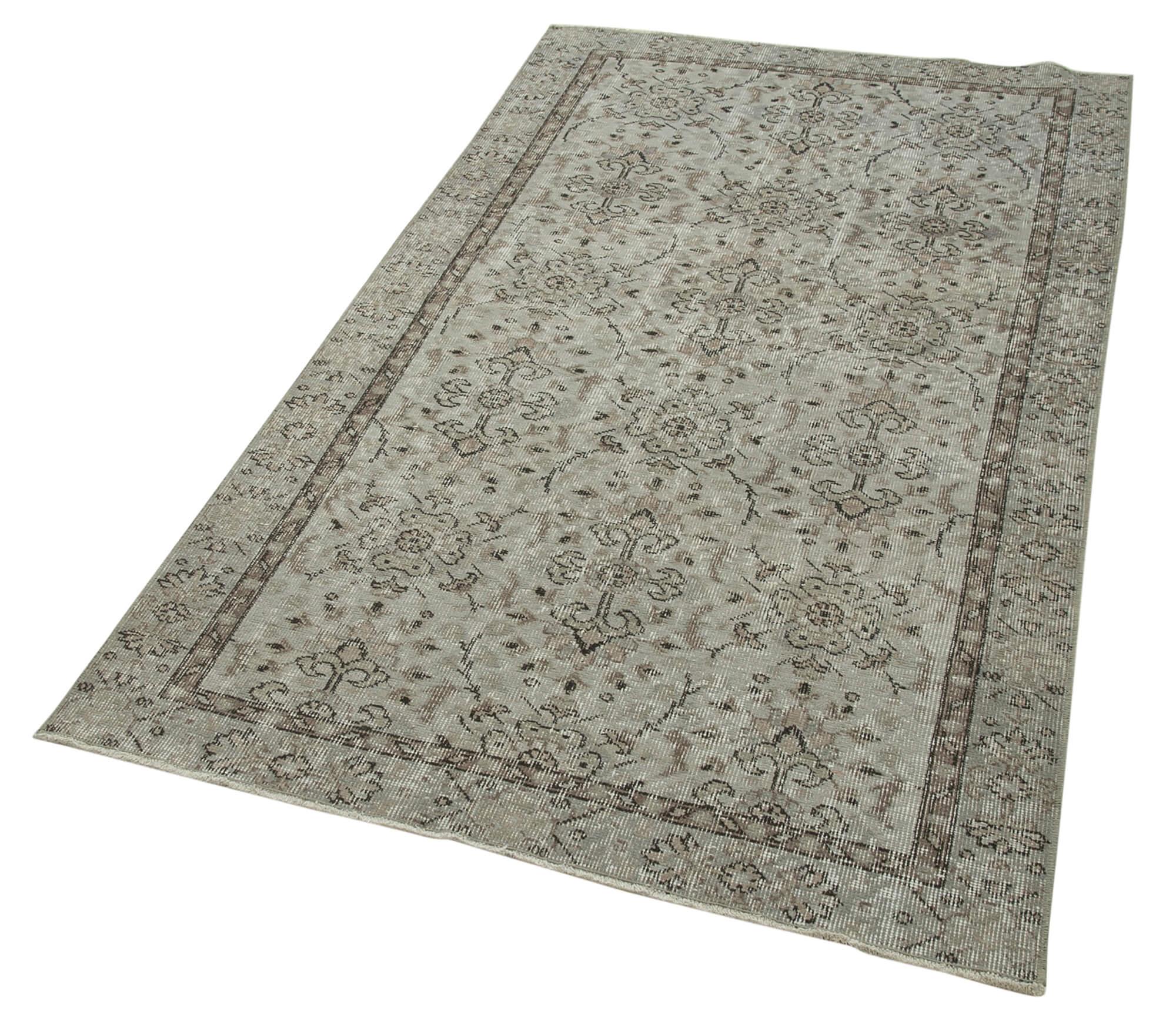 4 x 6 Grey Overdyed Rug - 2268