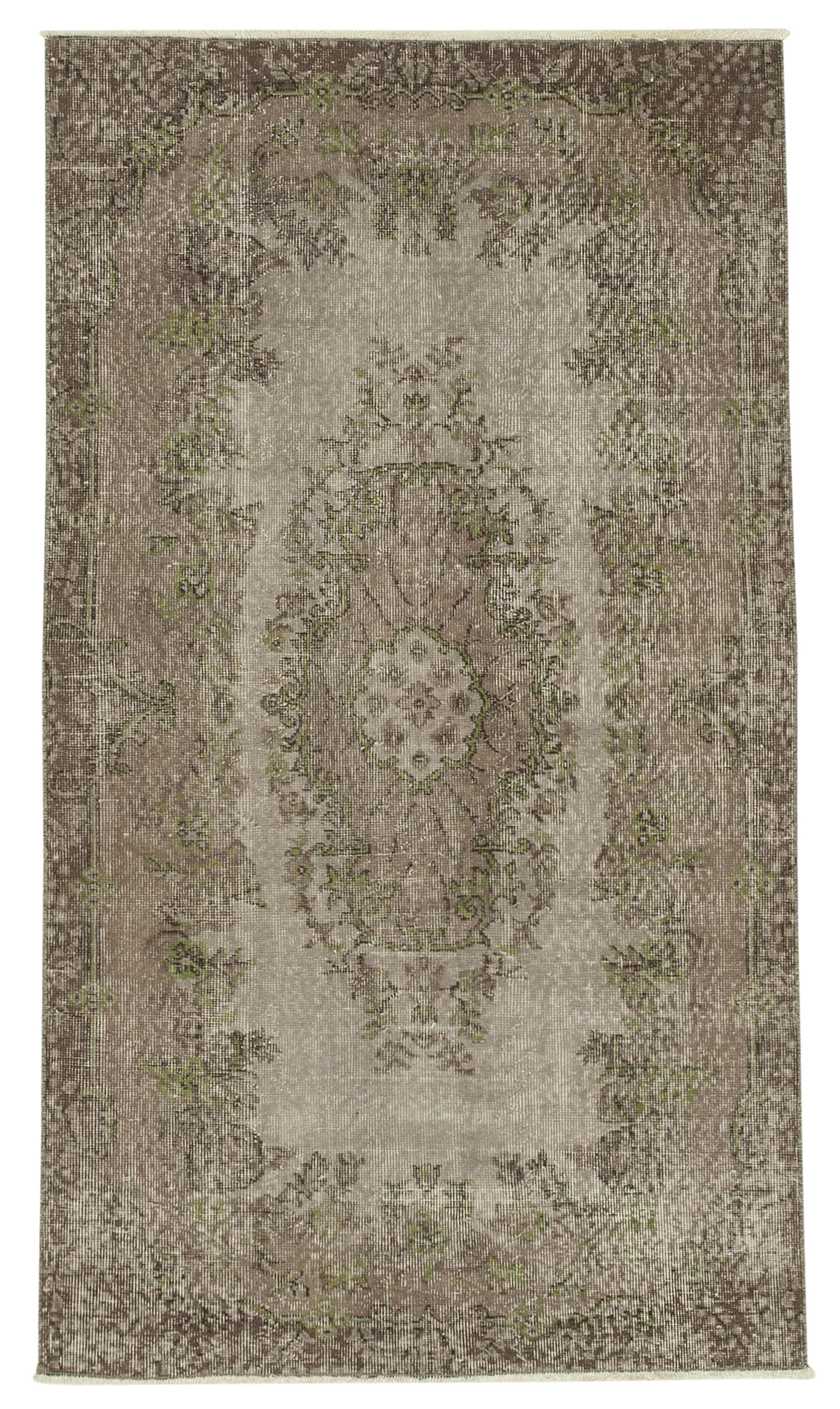 4 x 7 Brown Overdyed Rug - 2269