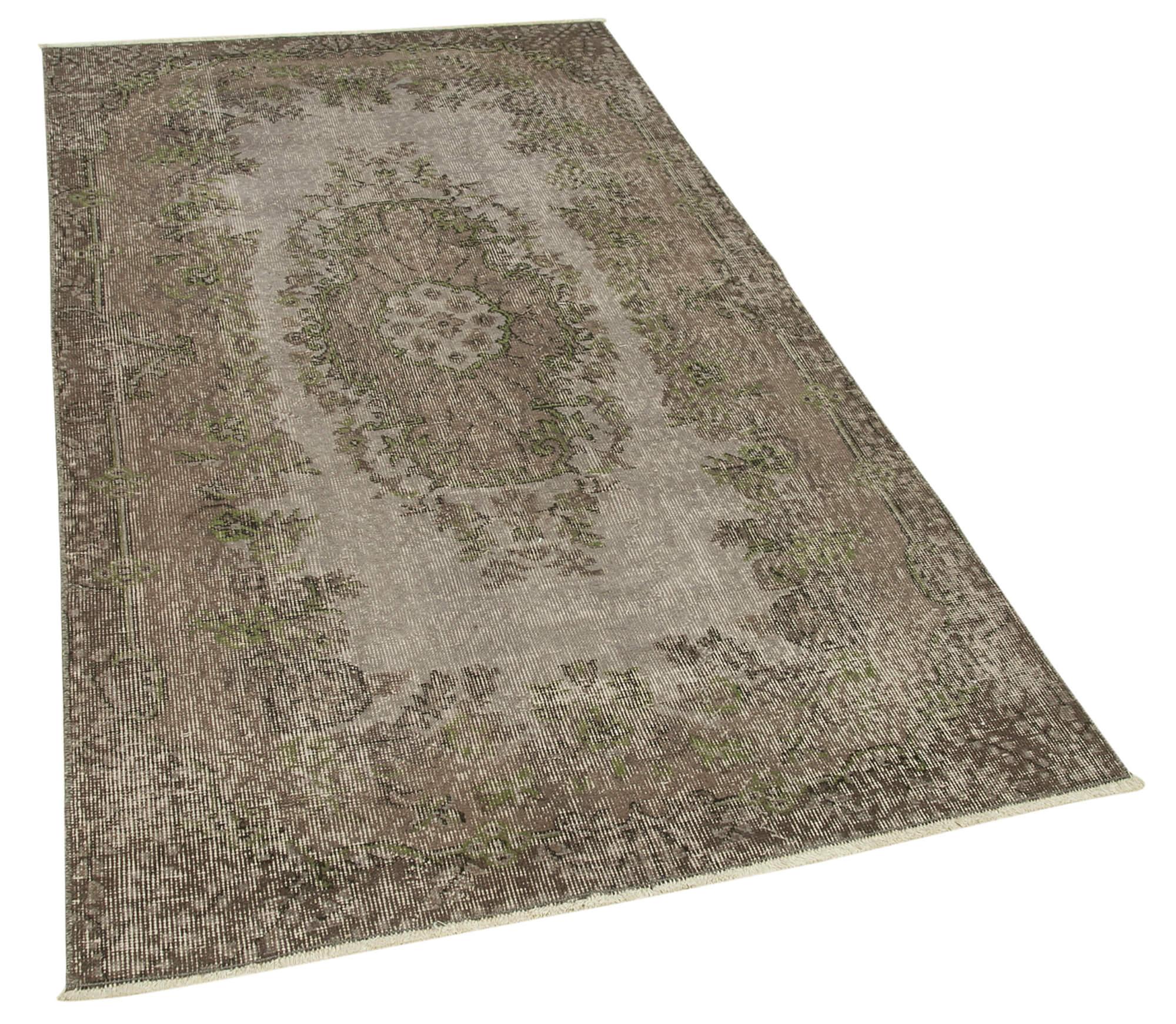 4 x 7 Brown Overdyed Rug - 2269